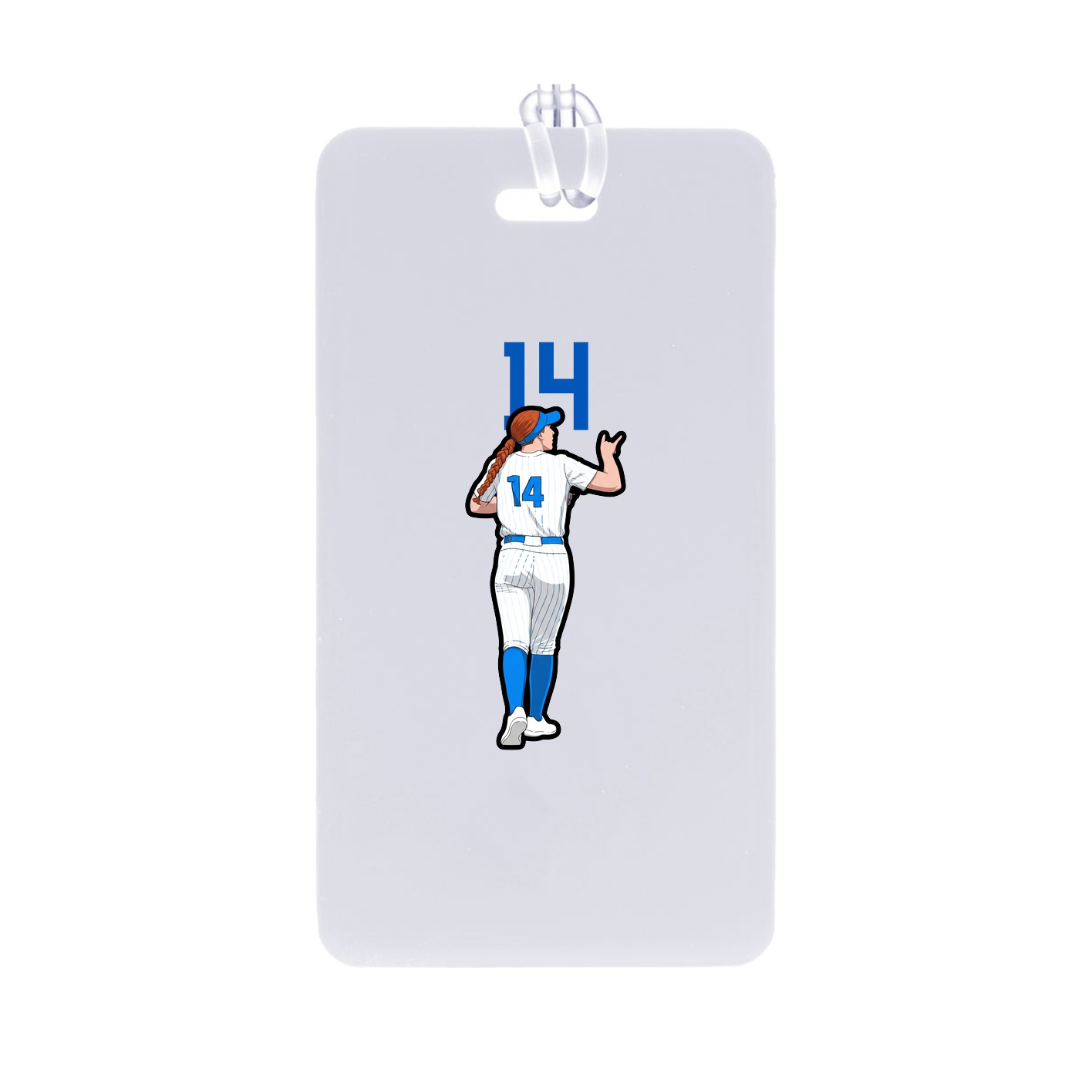 Bag Tag — Number Top in Classic