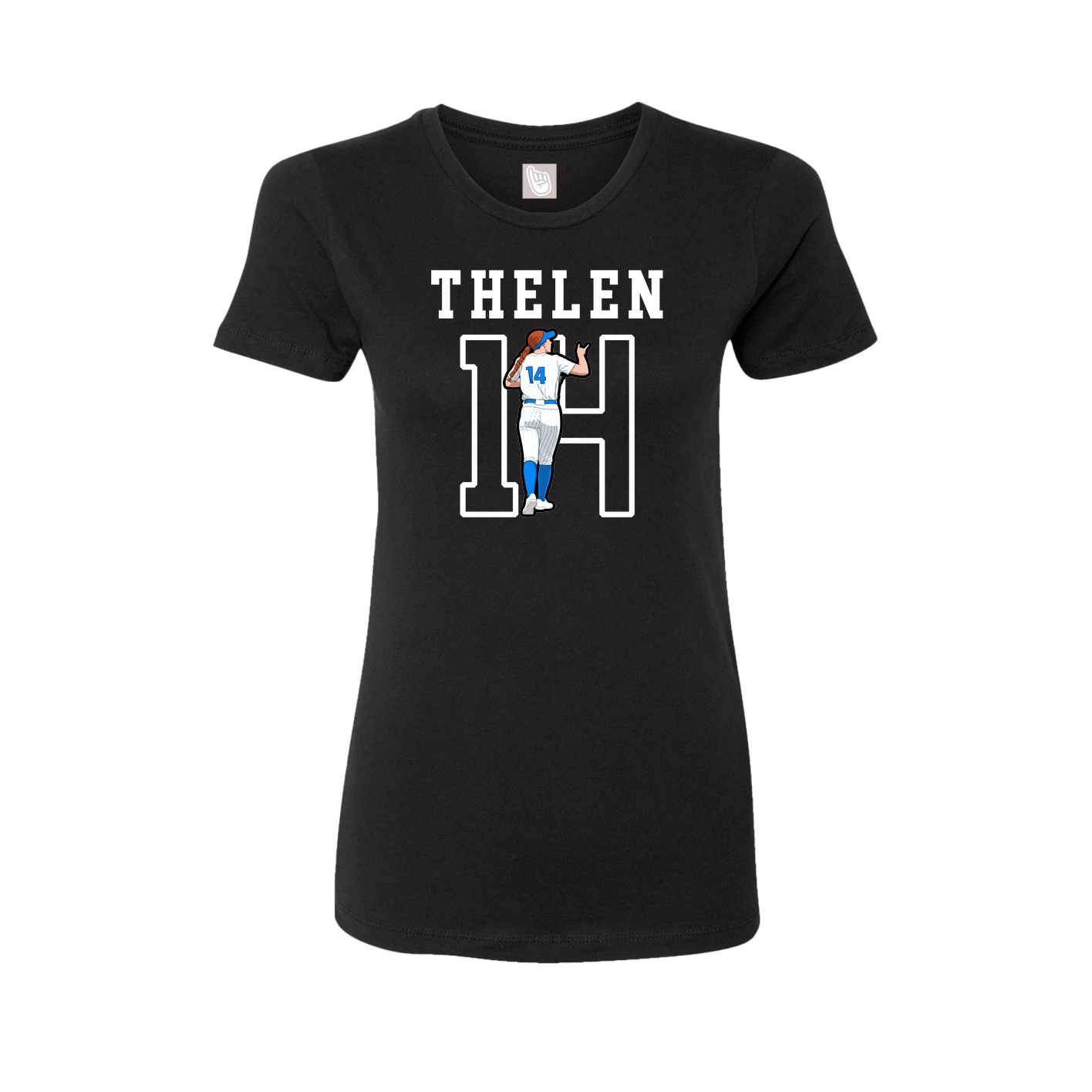 Fitted Women's Tee — Shirsey in Black