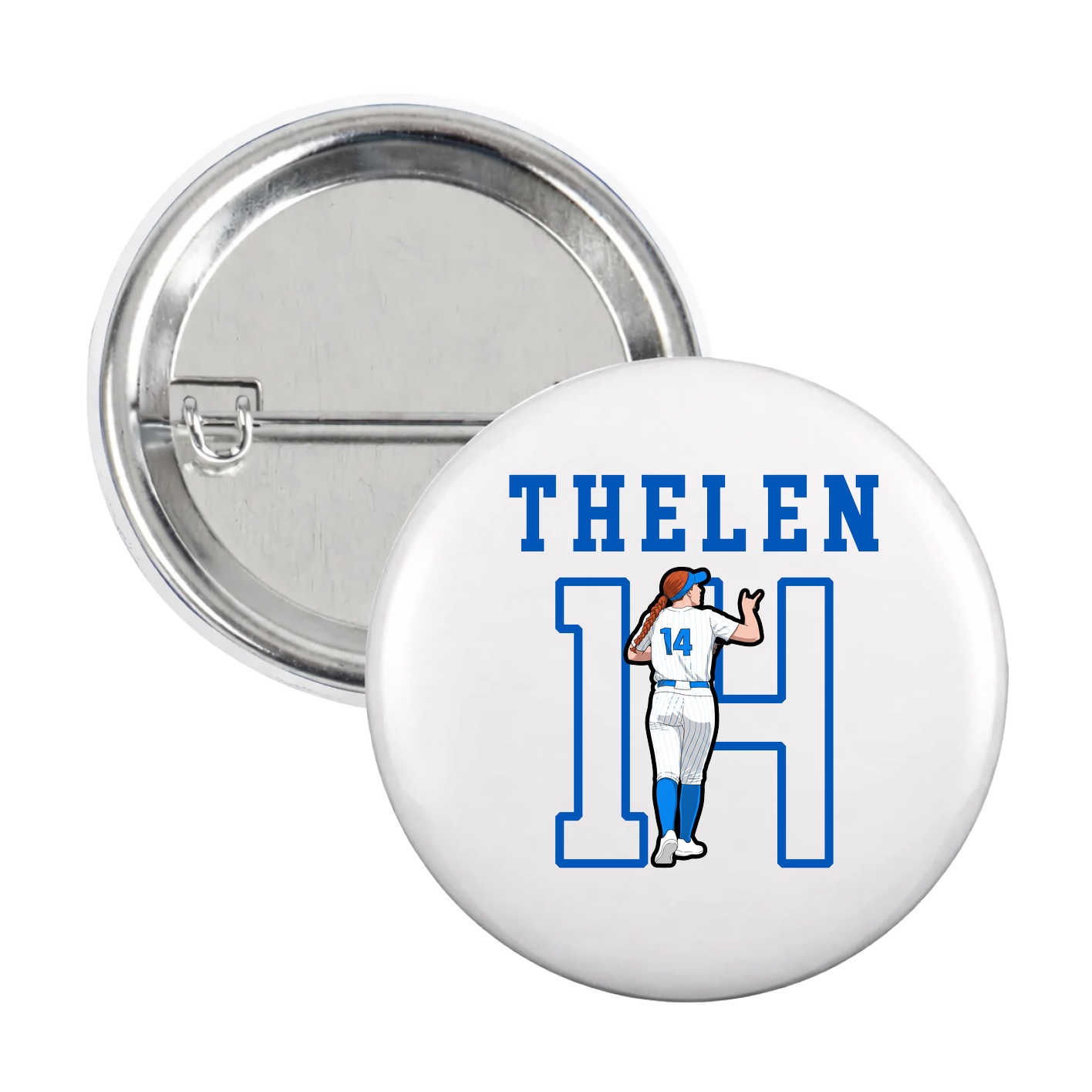 Game Day Button — Shirsey in White