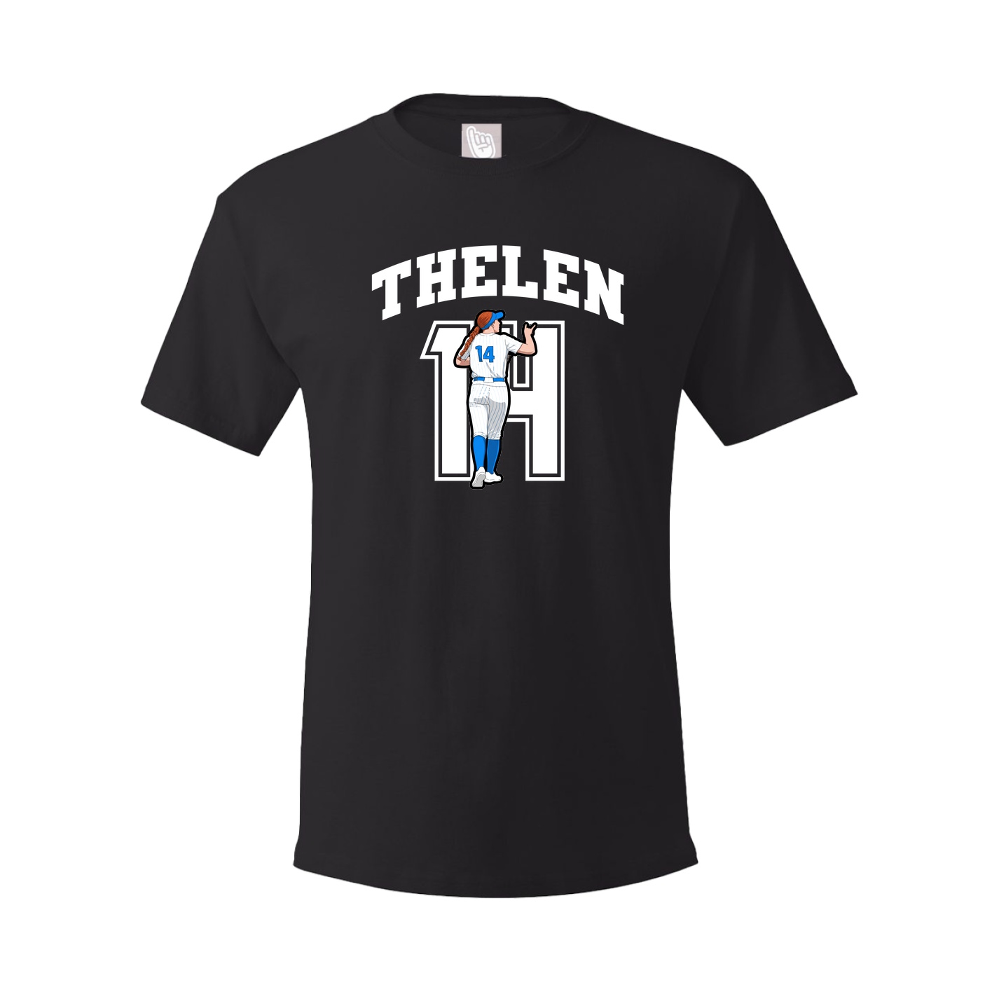 Youth Tee — Number in Black