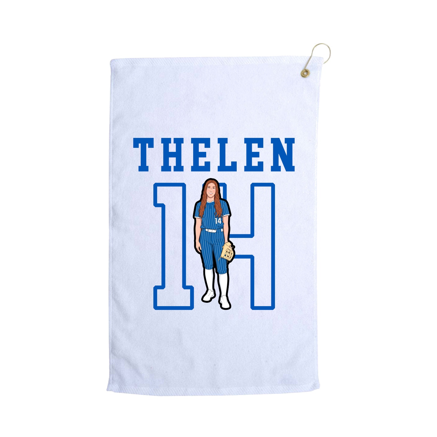 Golf Towel — Shirsey in White