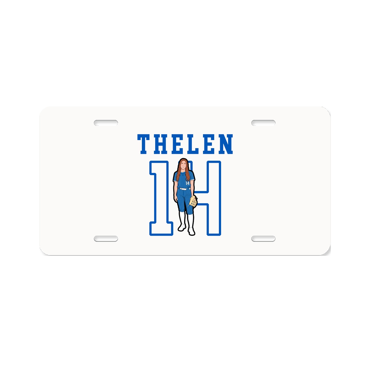 License Plate — Shirsey in Classic