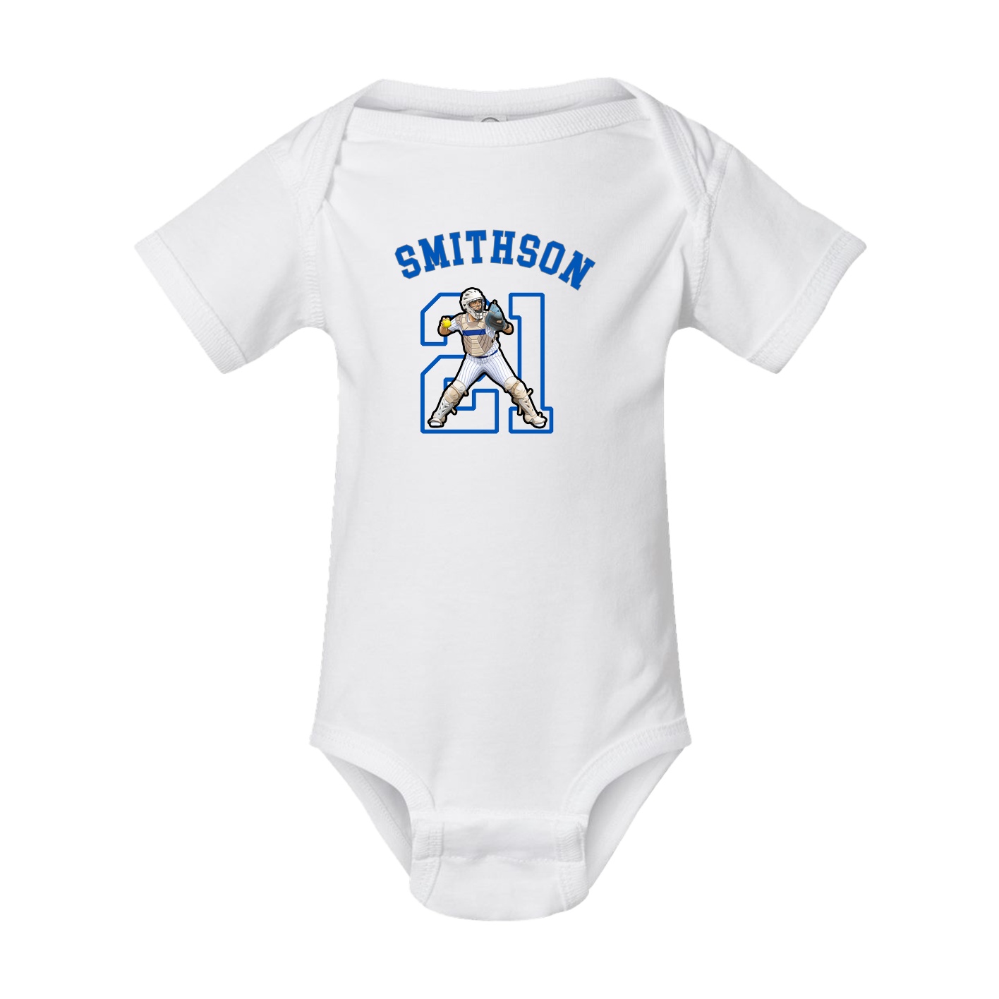 Baby Onesie — Shirsey Arch in White