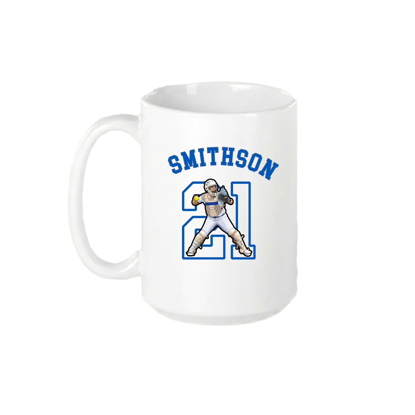 15oz Coffee Mug — Shirsey Arch in White