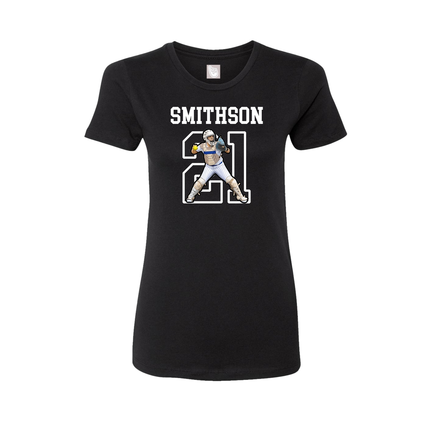 Fitted Women's Tee — Shirsey in Black