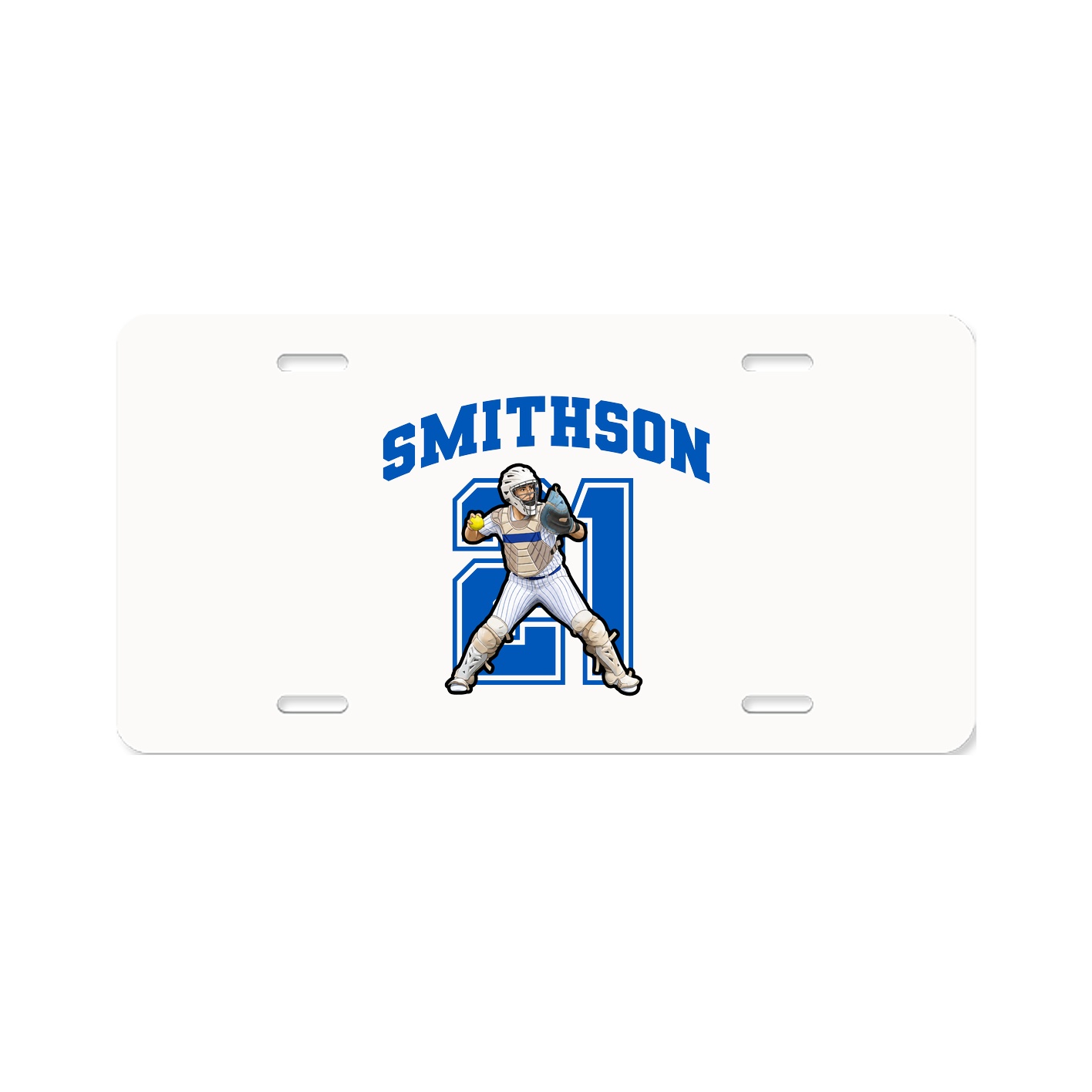 License Plate — Number in Classic
