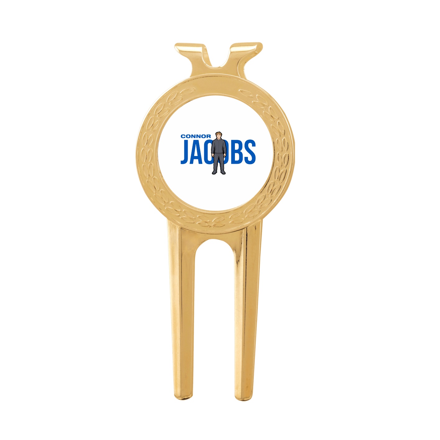 Divot Tool with Ball Marker — Player Name in Classic