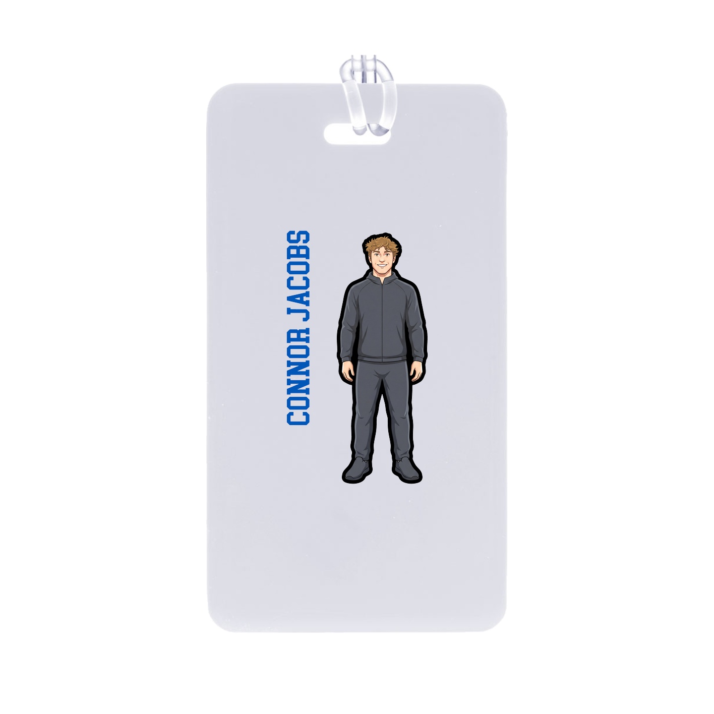 Bag Tag — Name Vertical in Classic