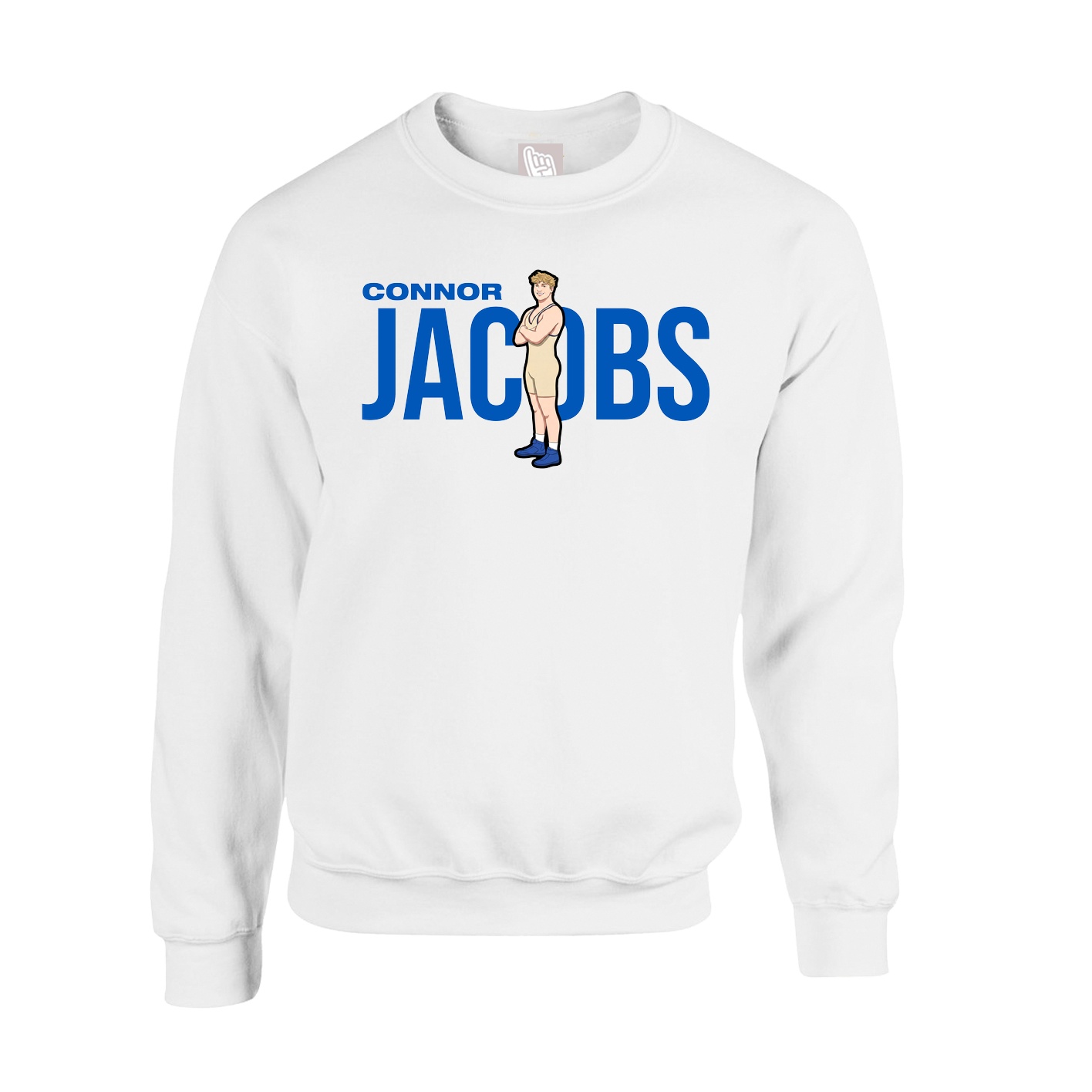 Fleece Crew — Player Name in White