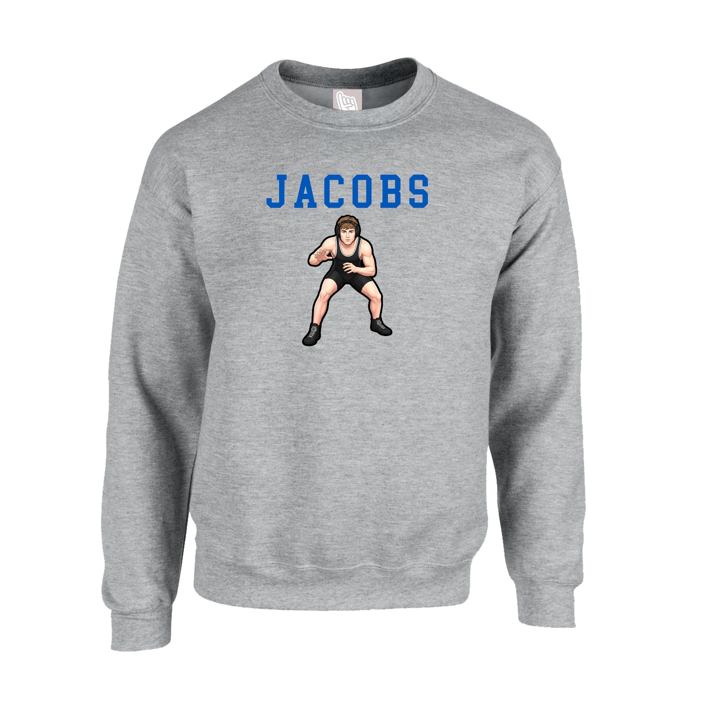 Fleece Crew — Shirsey in Grey