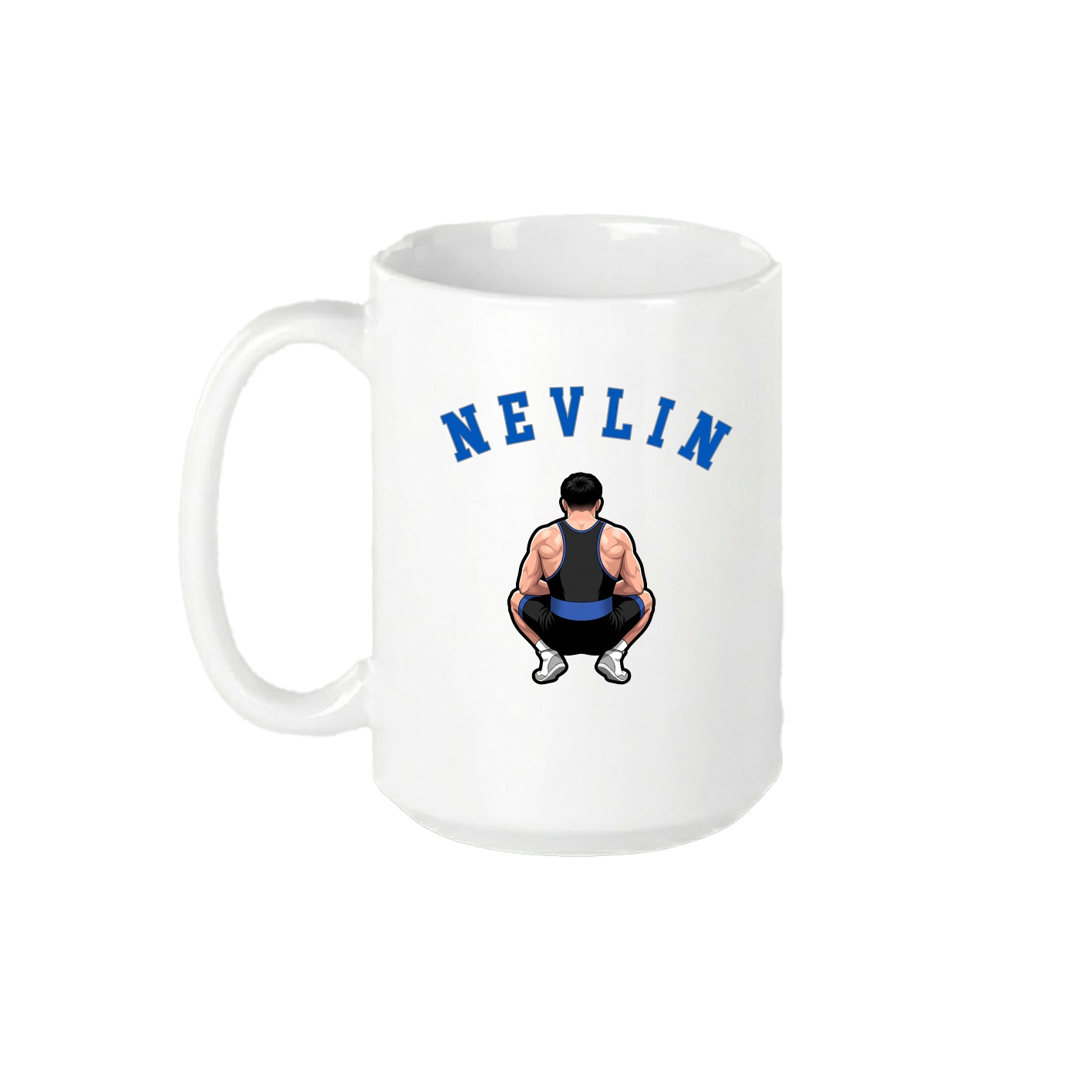 15oz Coffee Mug — Shirsey Arch in White
