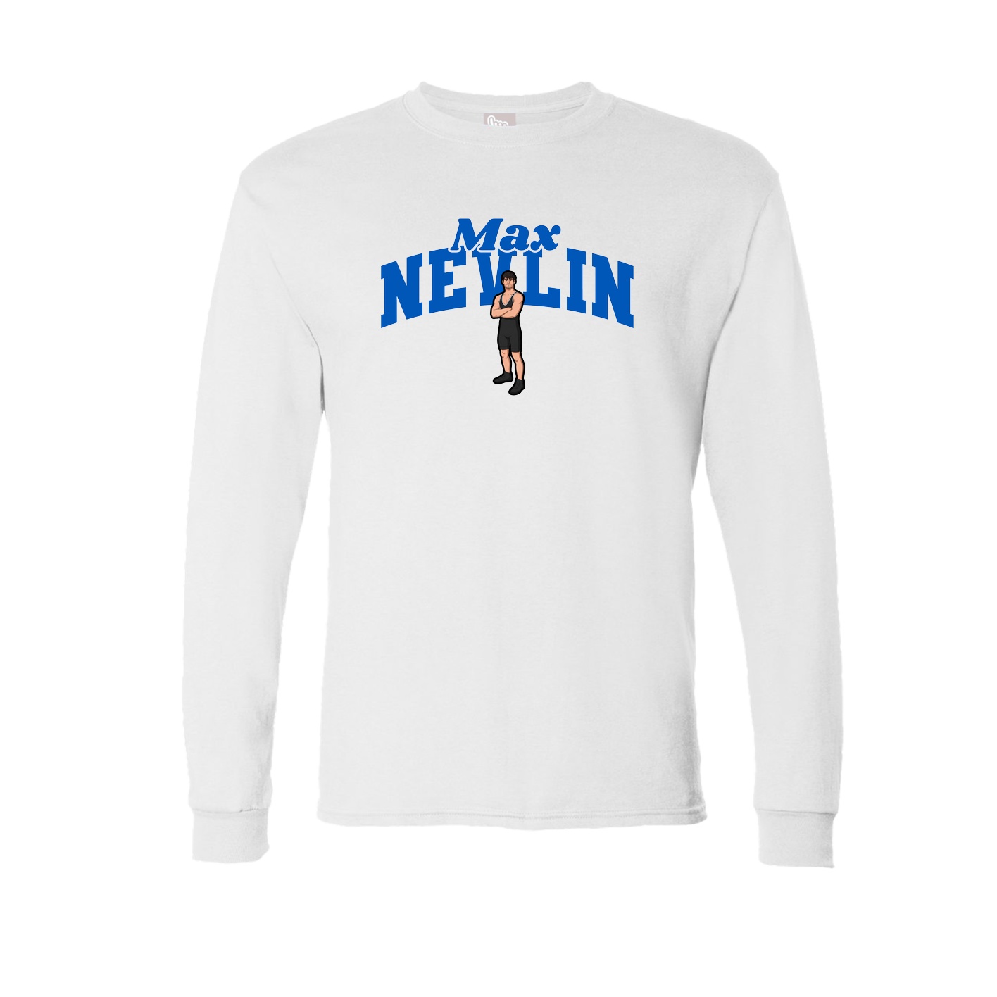 Long Sleeve Tee — Signature Arch in White