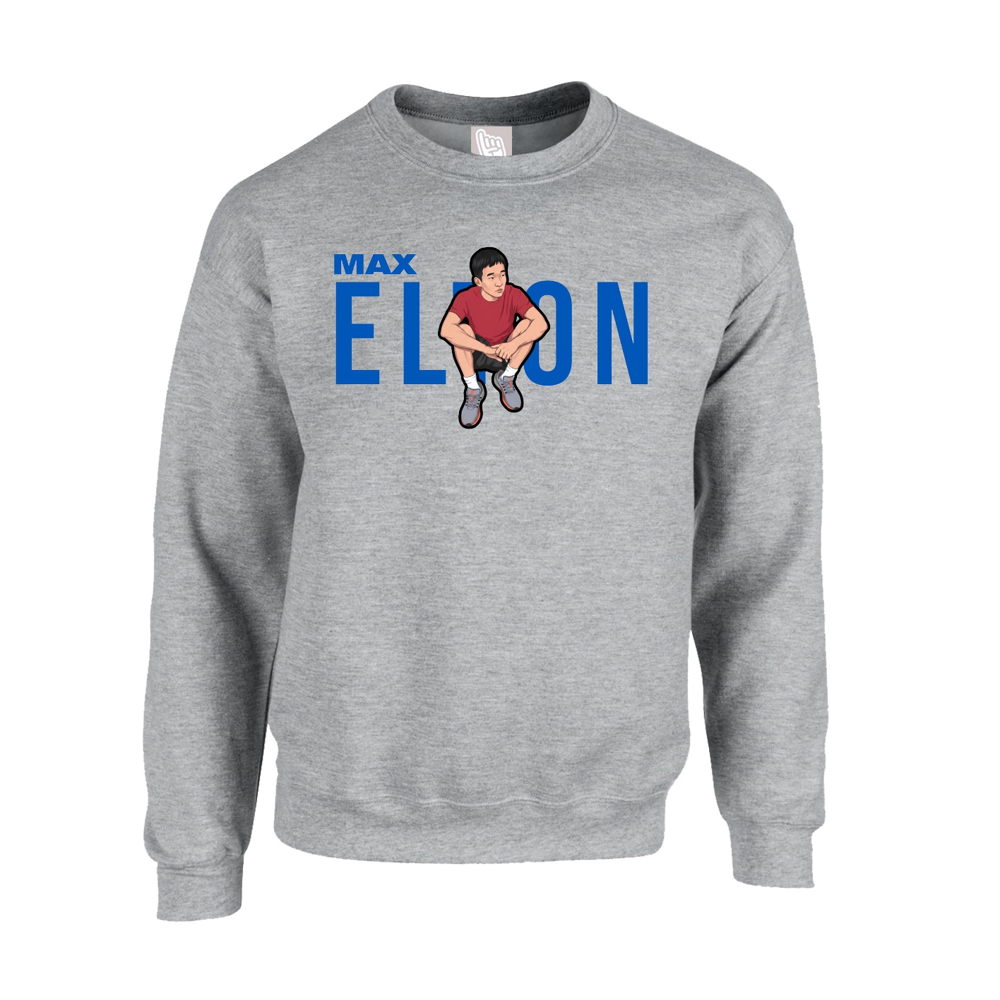 Fleece Crew — Player Name in Grey