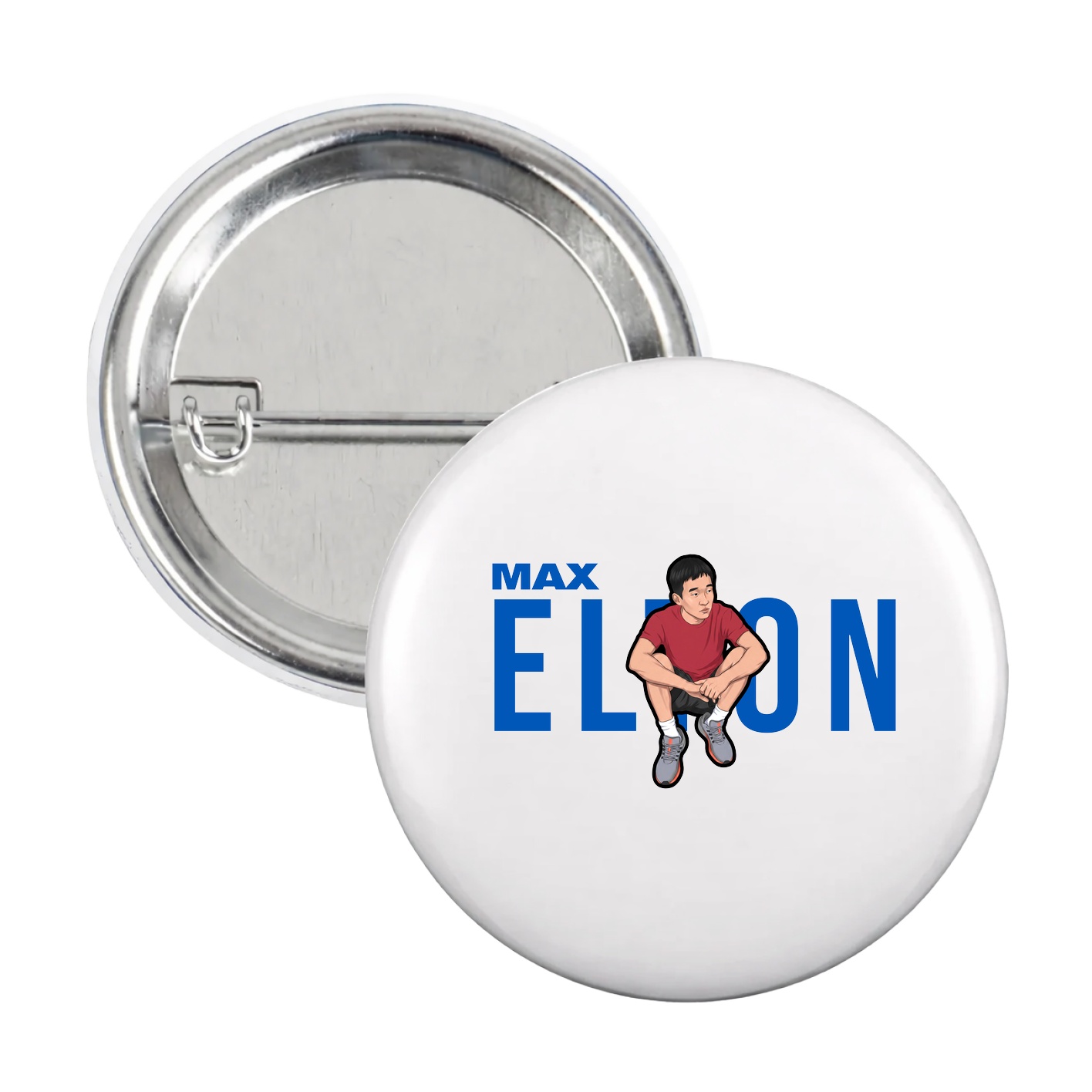 Game Day Button — Player Name in White