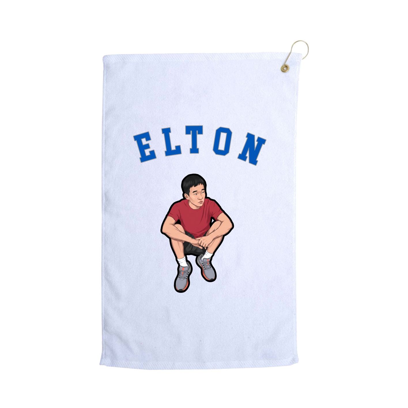 Golf Towel — Shirsey Arch in White