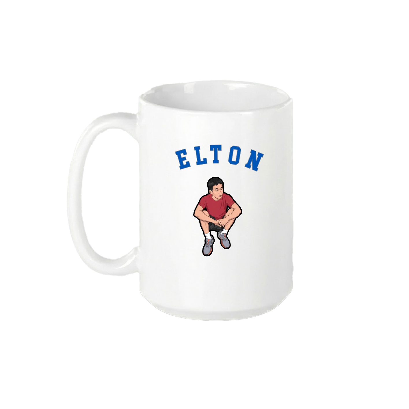 15oz Coffee Mug — Shirsey Arch in White