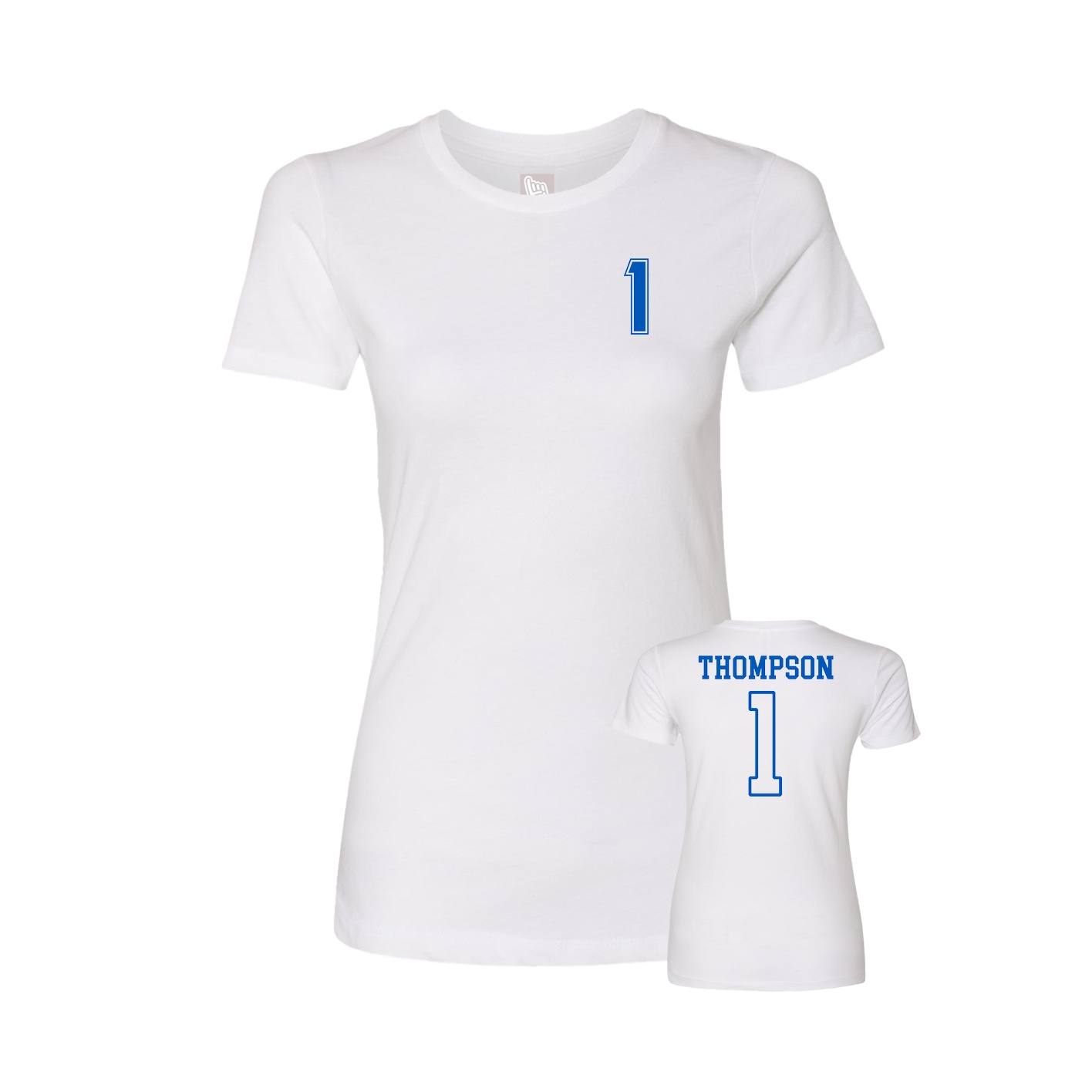 Womens Tee — Chest Back in White