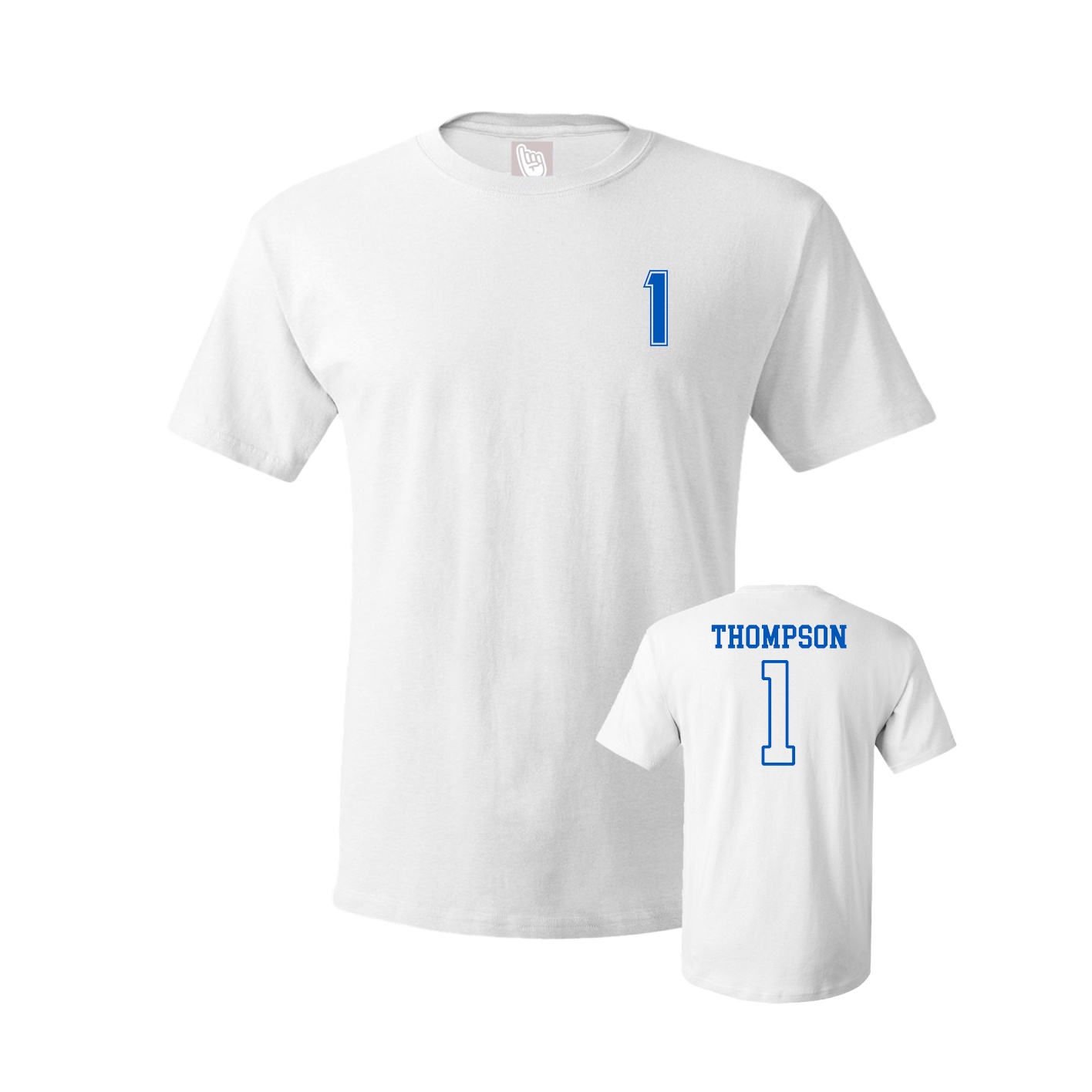 Youth Tee — Chest Back in White