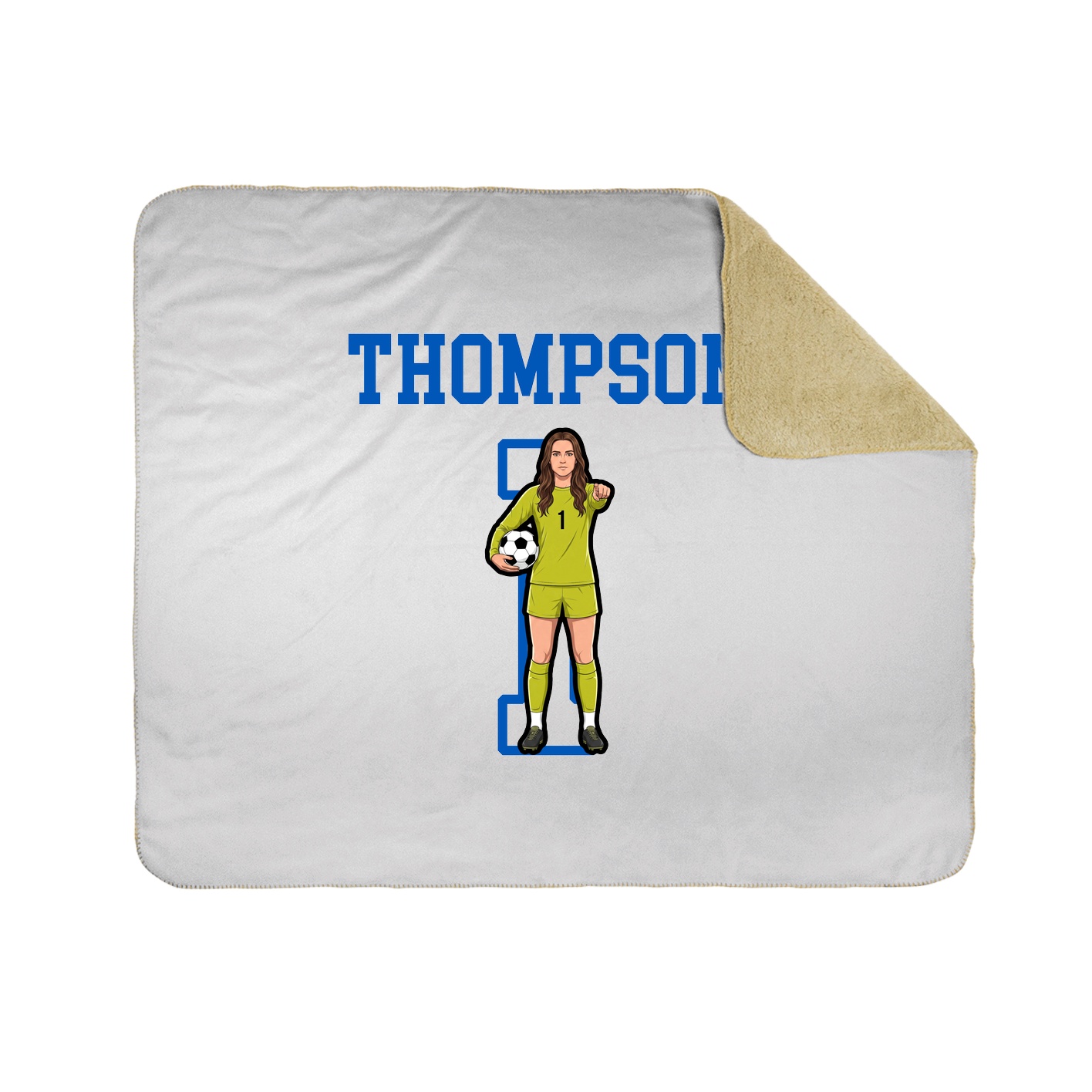 Throw Blanket — Shirsey in White