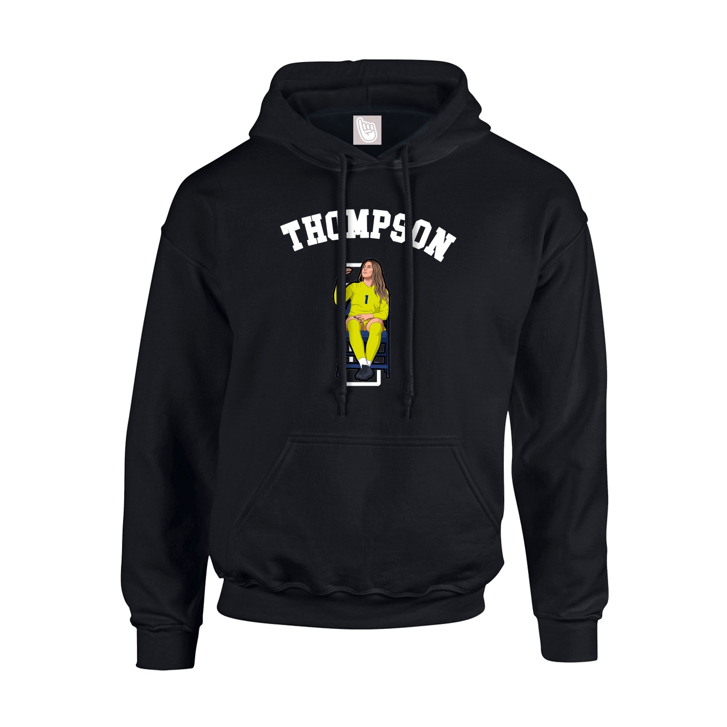 Youth Hoodie — Shirsey Arch in Black