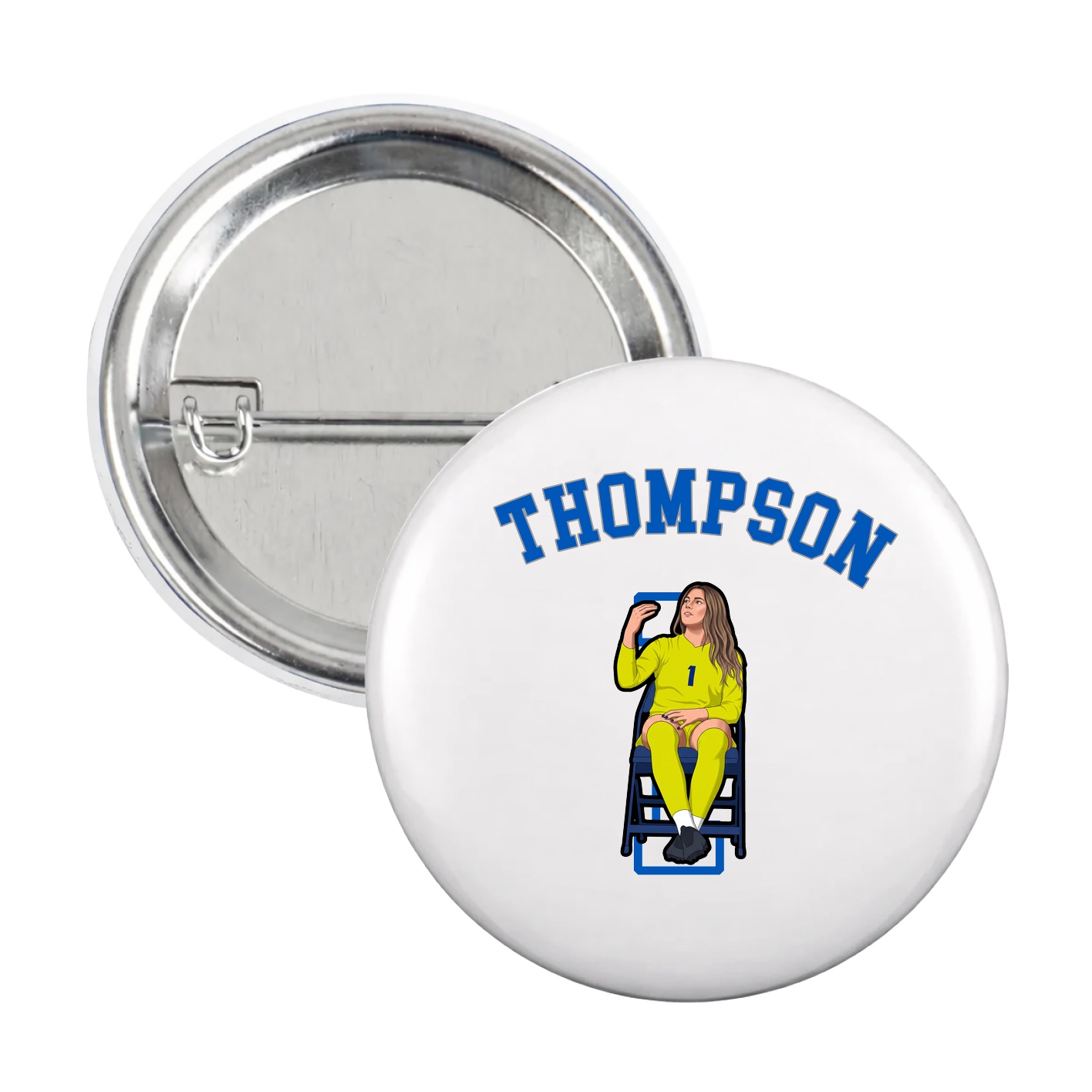 Game Day Button — Shirsey Arch in White