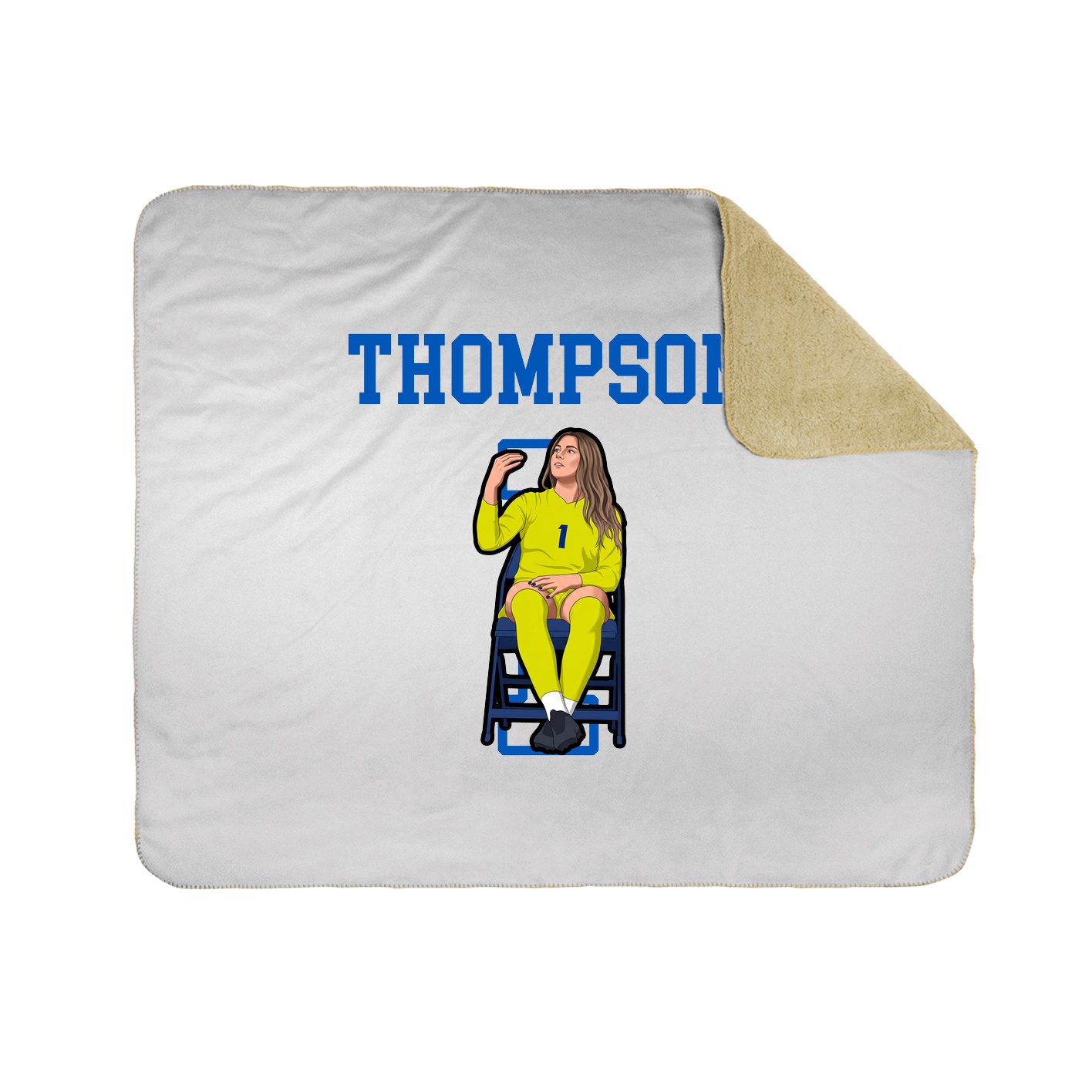 Throw Blanket — Shirsey in White