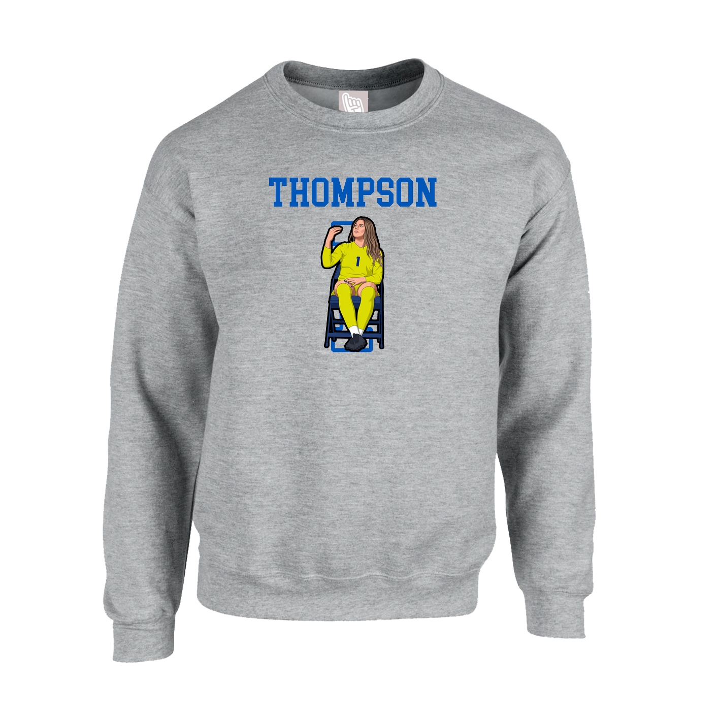 Fleece Crew — Shirsey in Grey