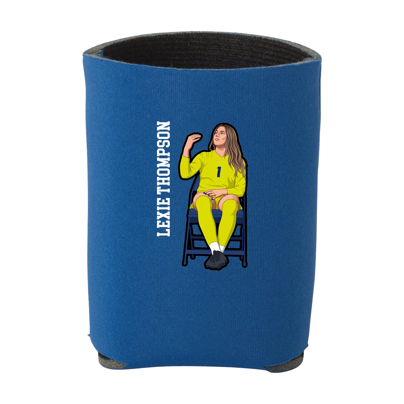 Can Holder — Name Vertical in Royal