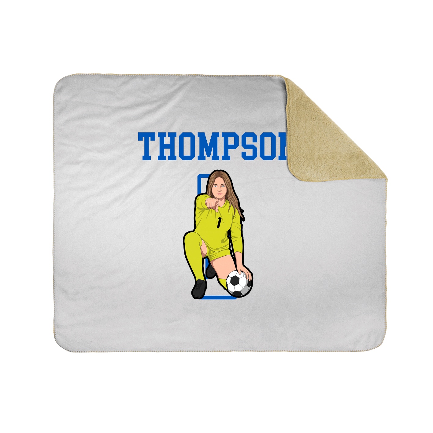Throw Blanket — Shirsey in White