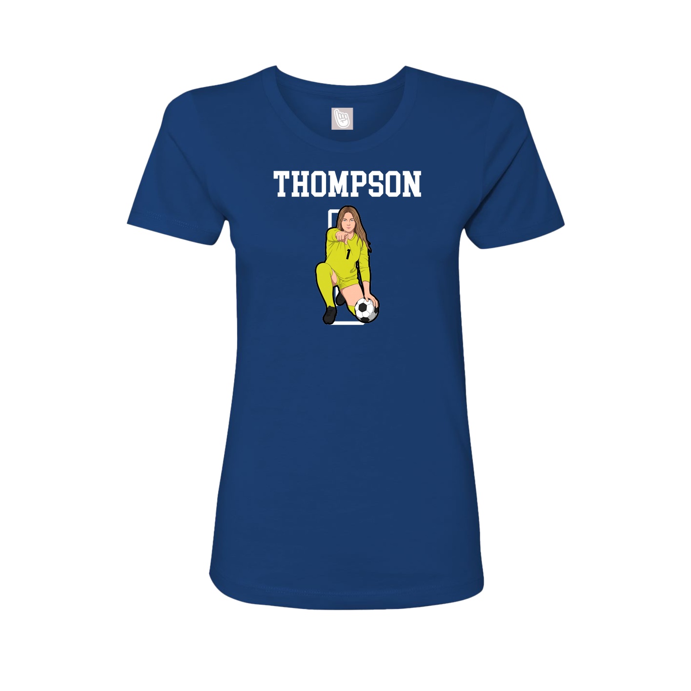 Fitted Women's Tee — Shirsey in Royal