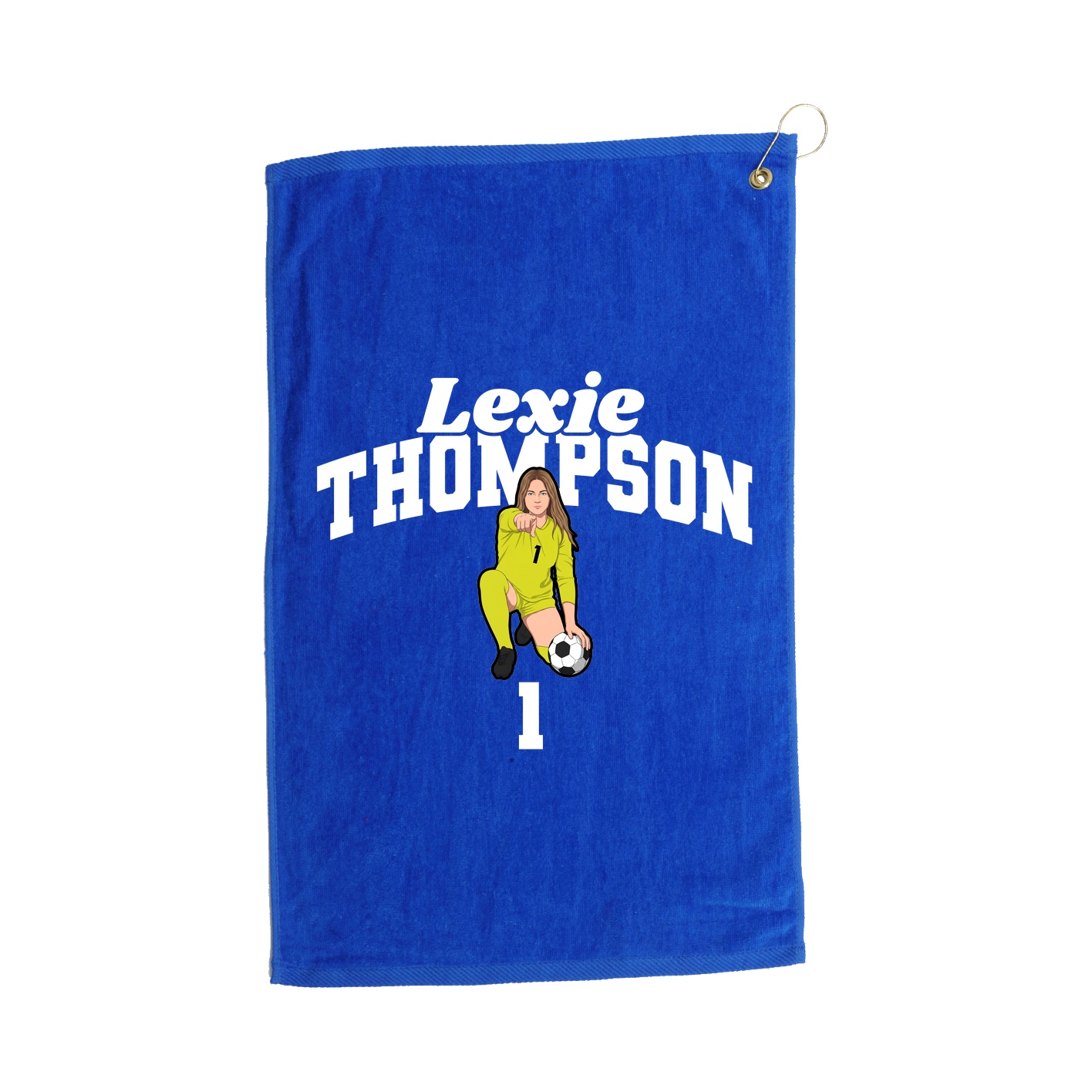 Golf Towel — Signature Arch in Royal