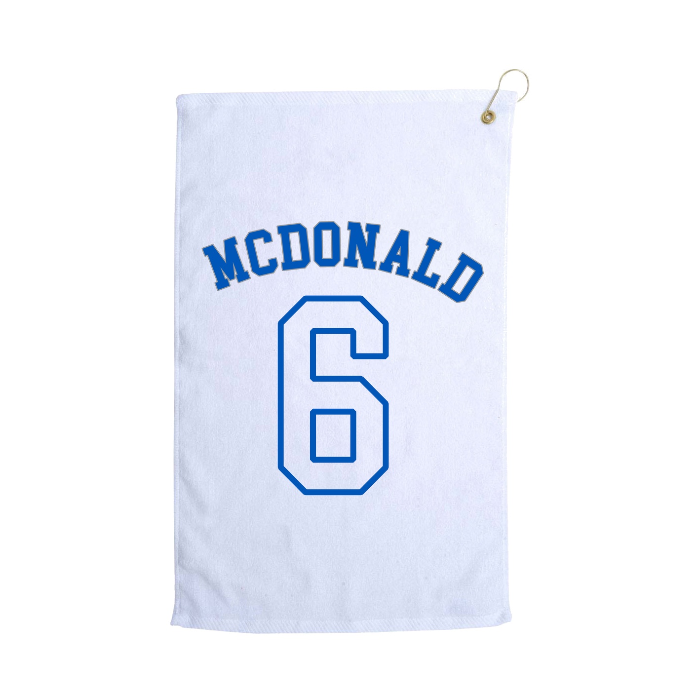 Golf Towel — Shirsey Arch in White