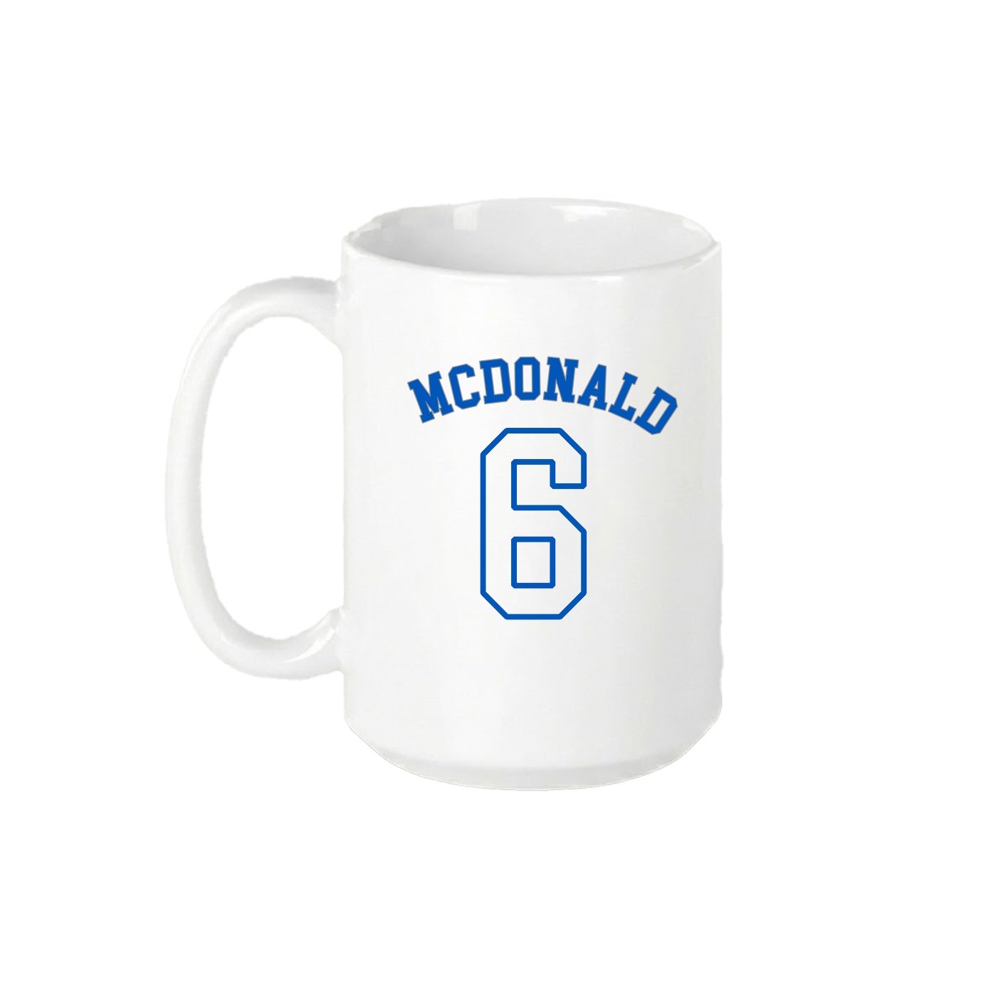 15oz Coffee Mug — Shirsey Arch in White
