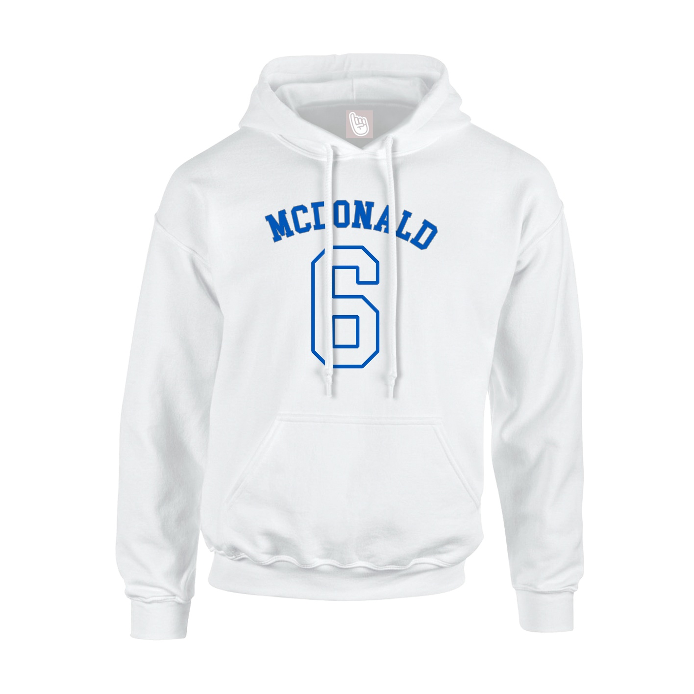 Hoodie — Shirsey Arch in White