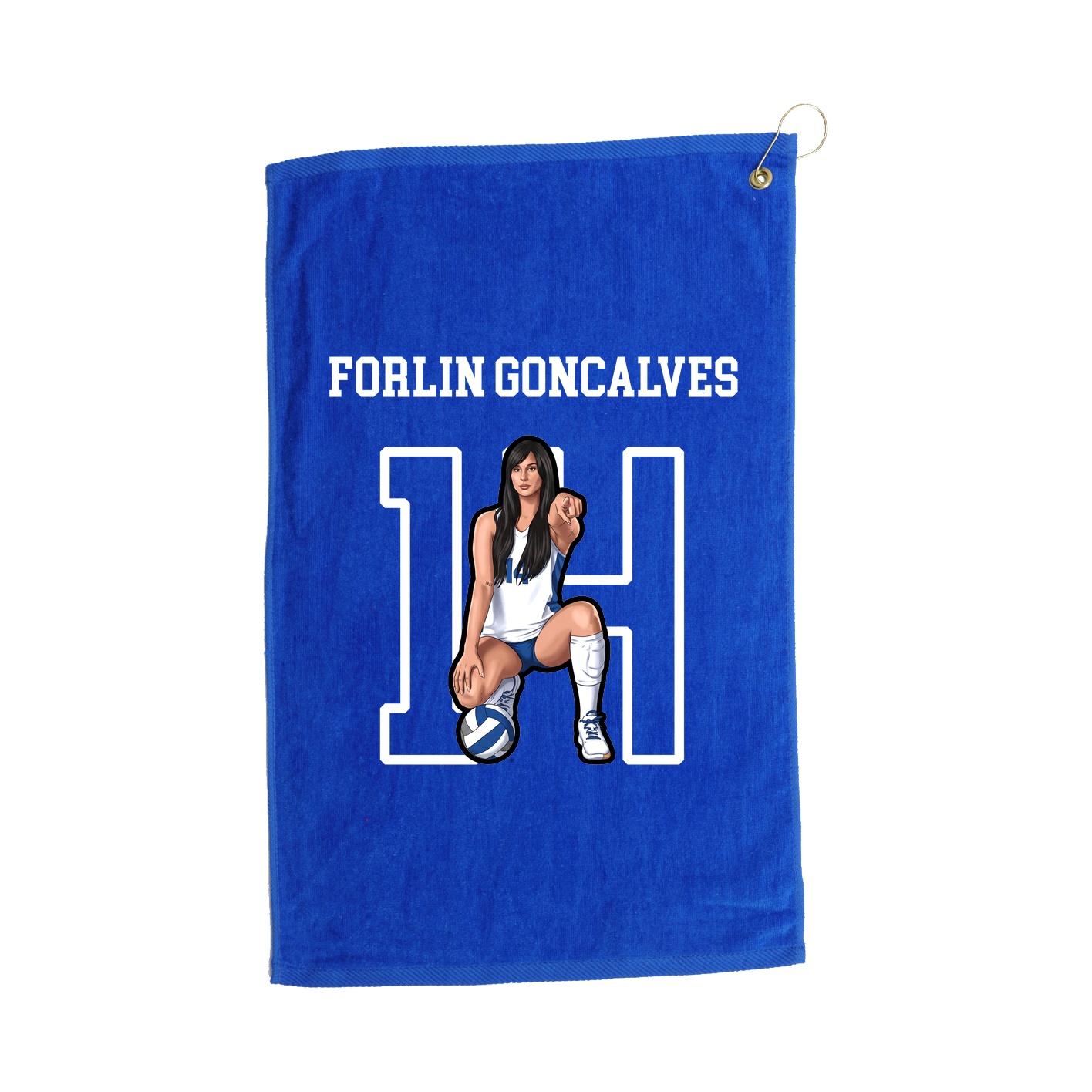 Golf Towel — Shirsey in Royal