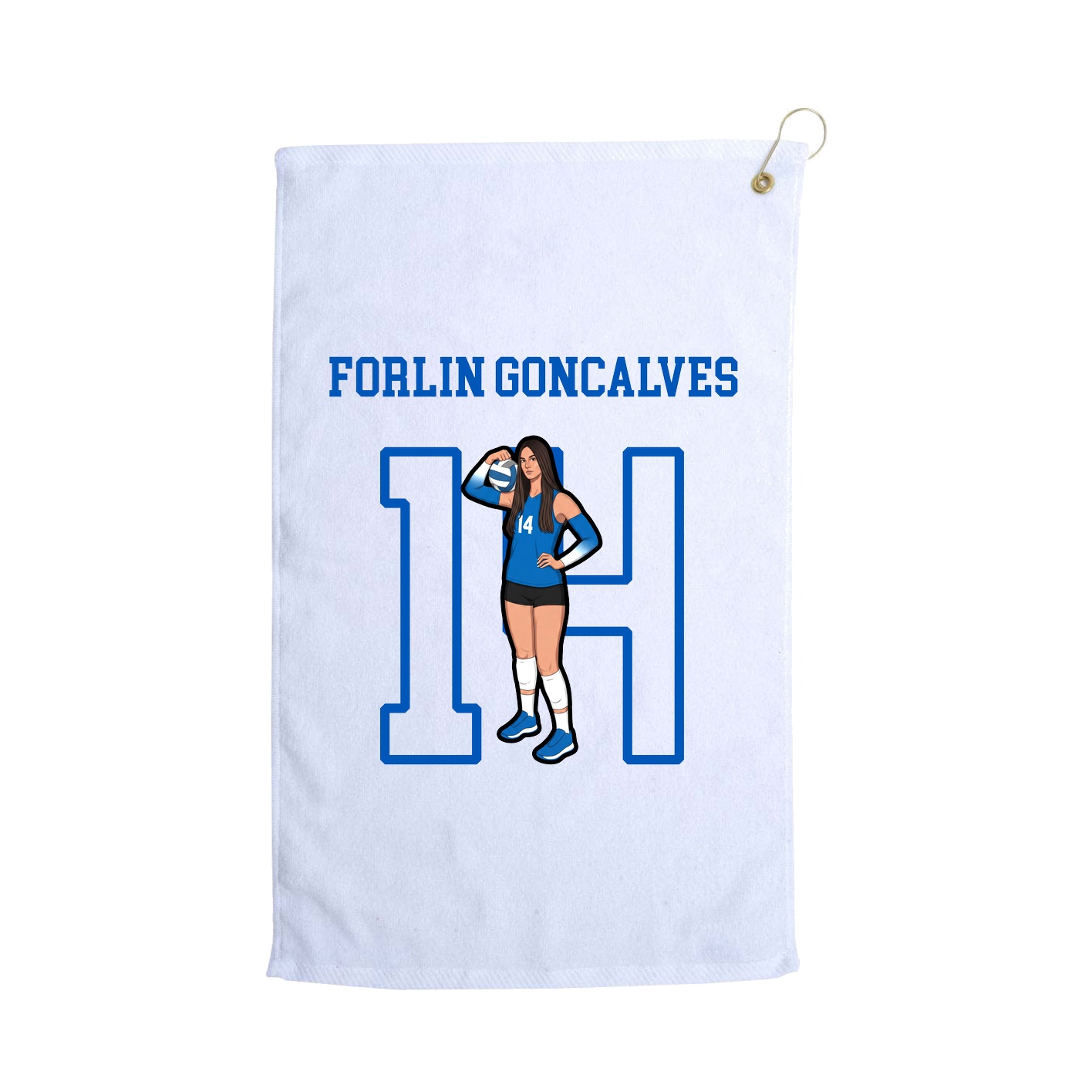 Golf Towel — Shirsey in White