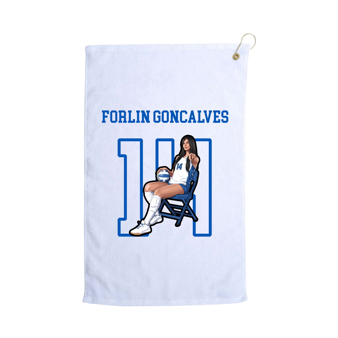 Golf Towel — Shirsey in White