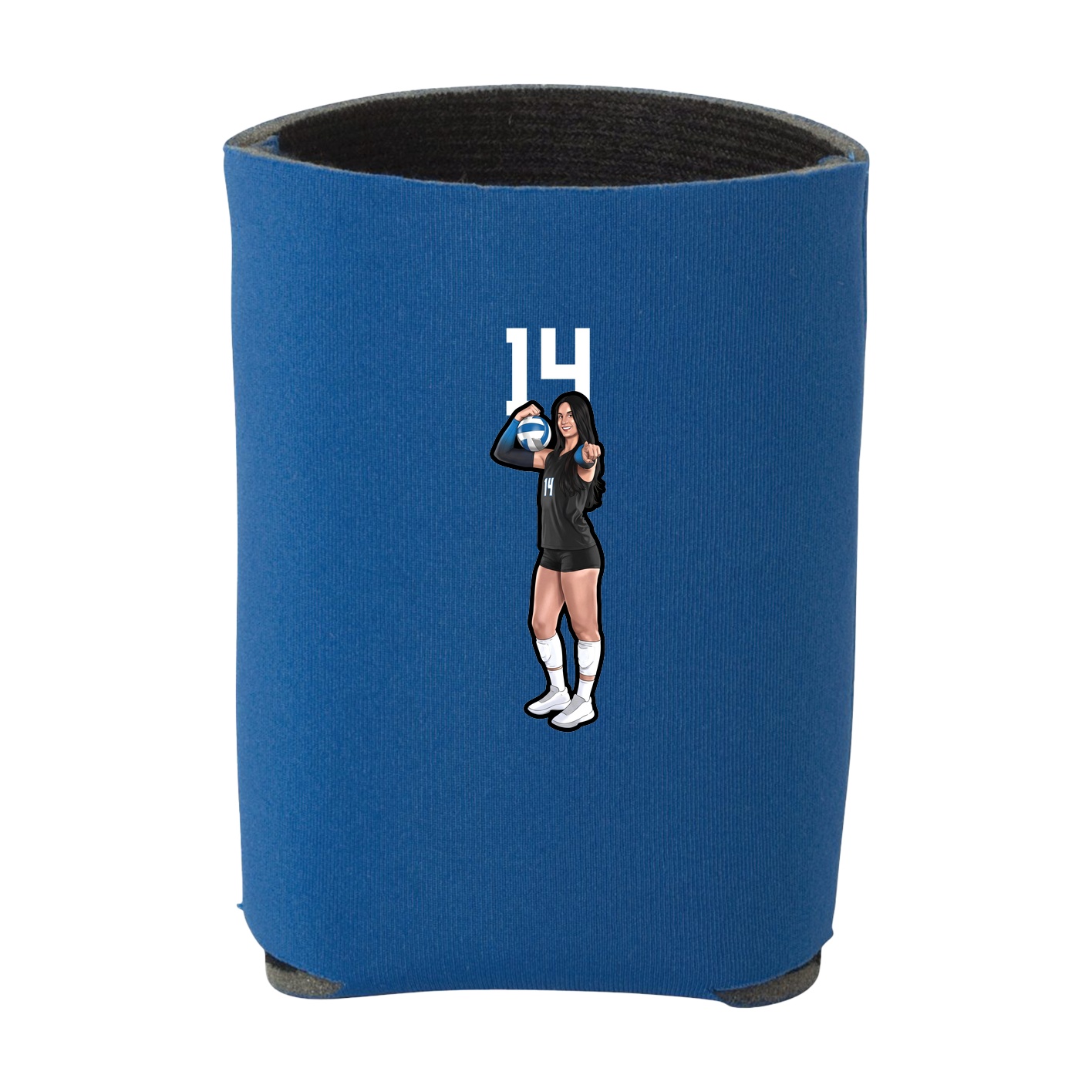 Can Holder — Number Top in Royal