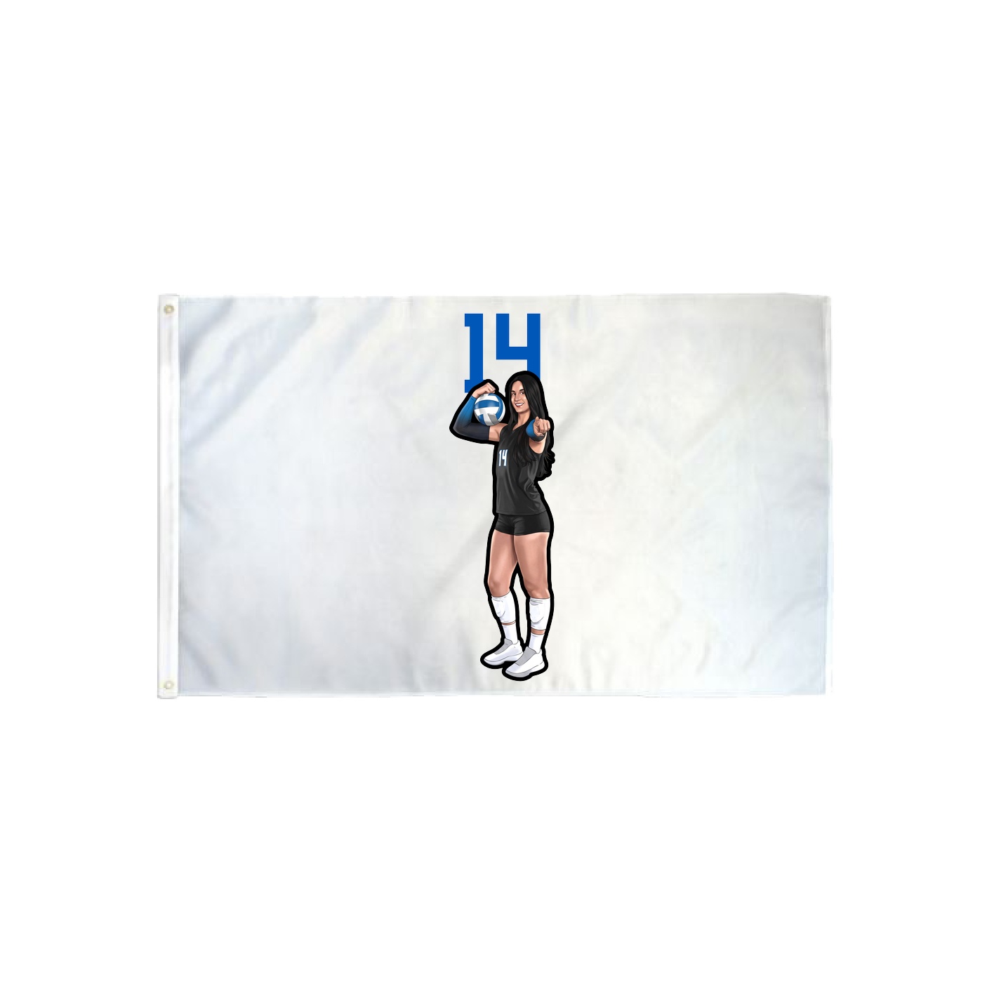 3x5 Flag — Number Top in Classic