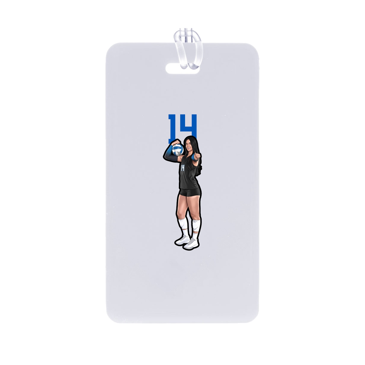 Bag Tag — Number Top in Classic