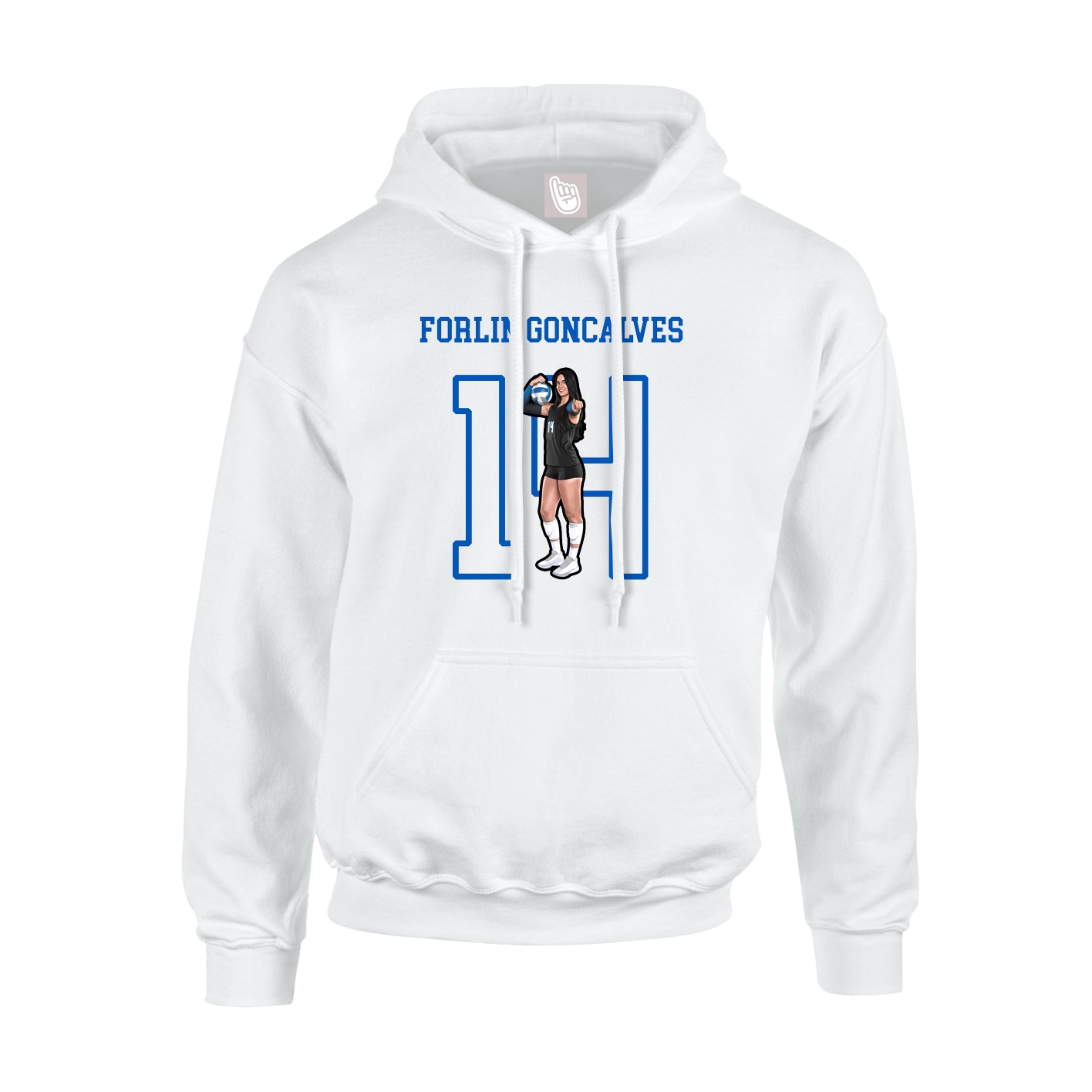 Youth Hoodie — Shirsey in White