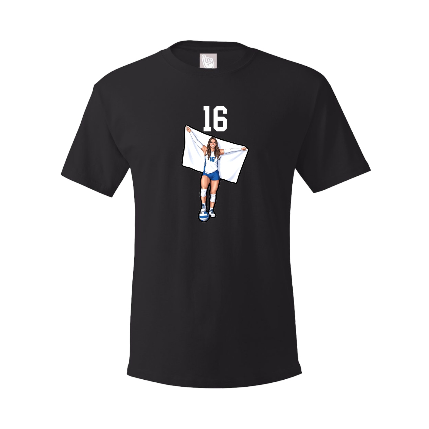Tee — Number Top in Black
