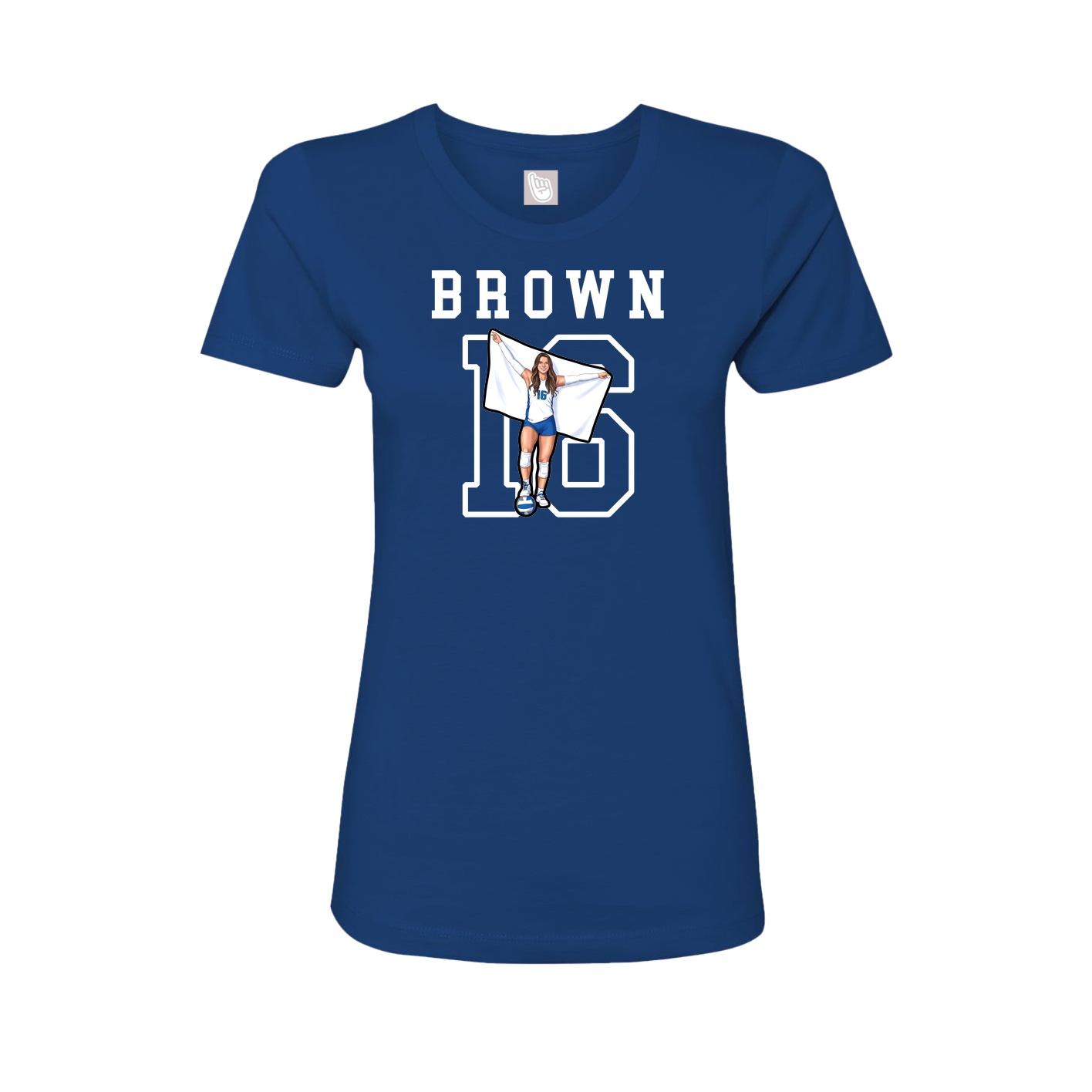 Fitted Women's Tee — Shirsey in Royal