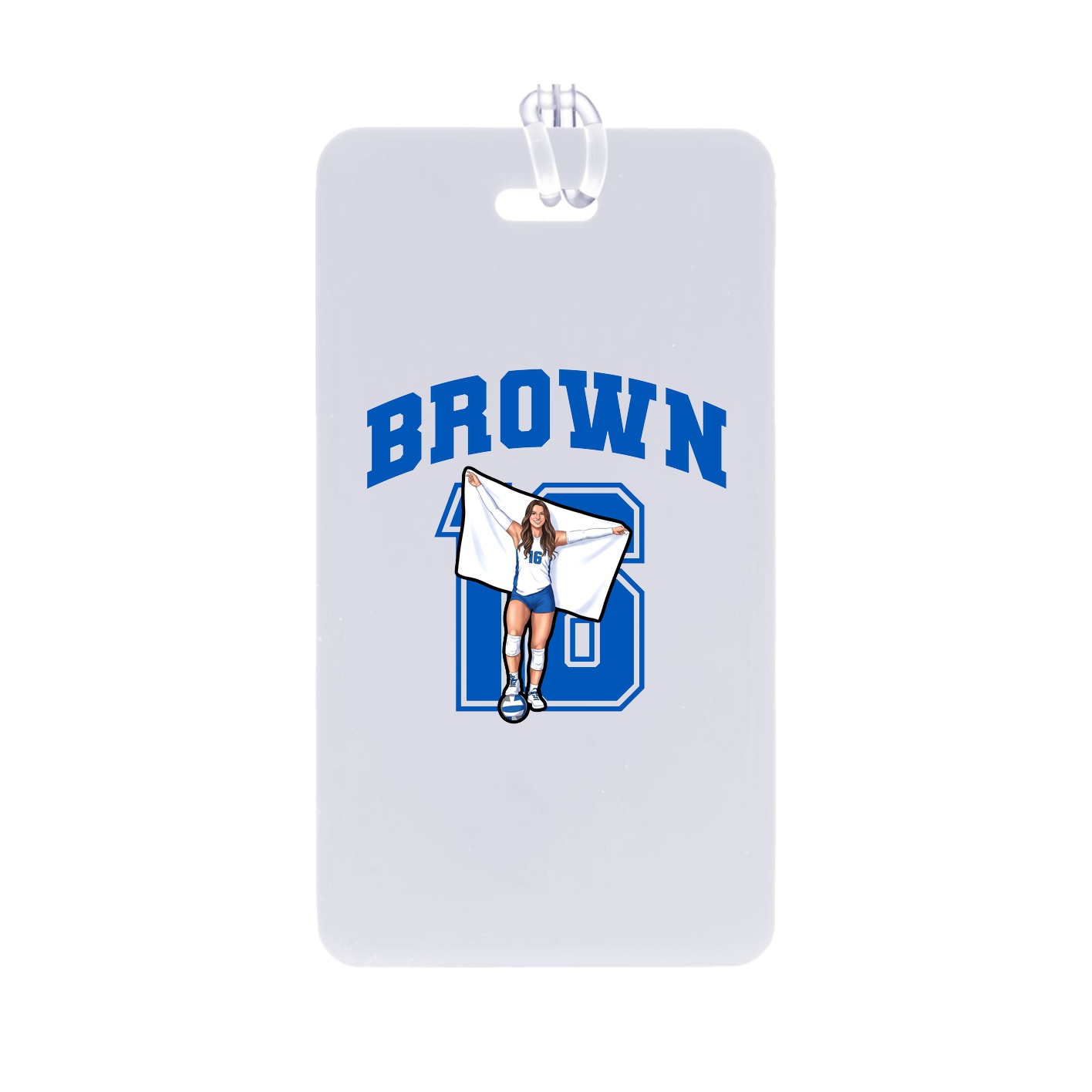 Bag Tag — Number in Classic