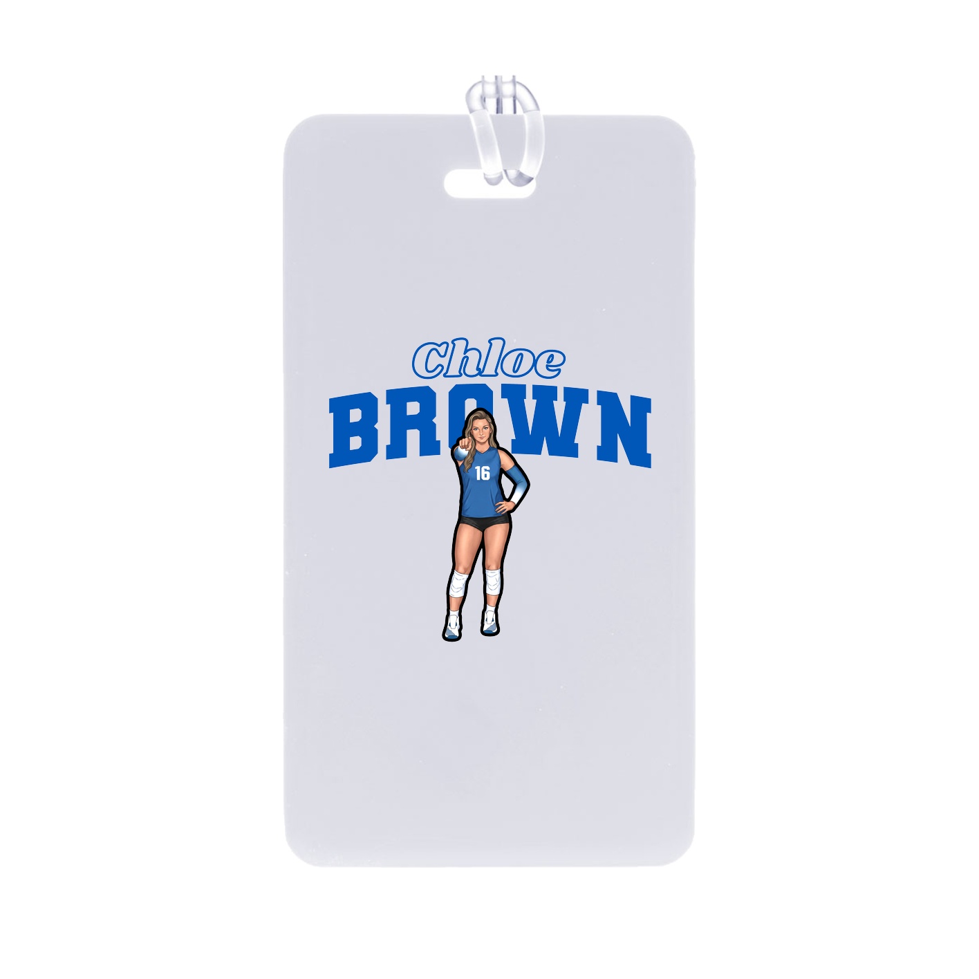 Bag Tag — Name Arch in Classic