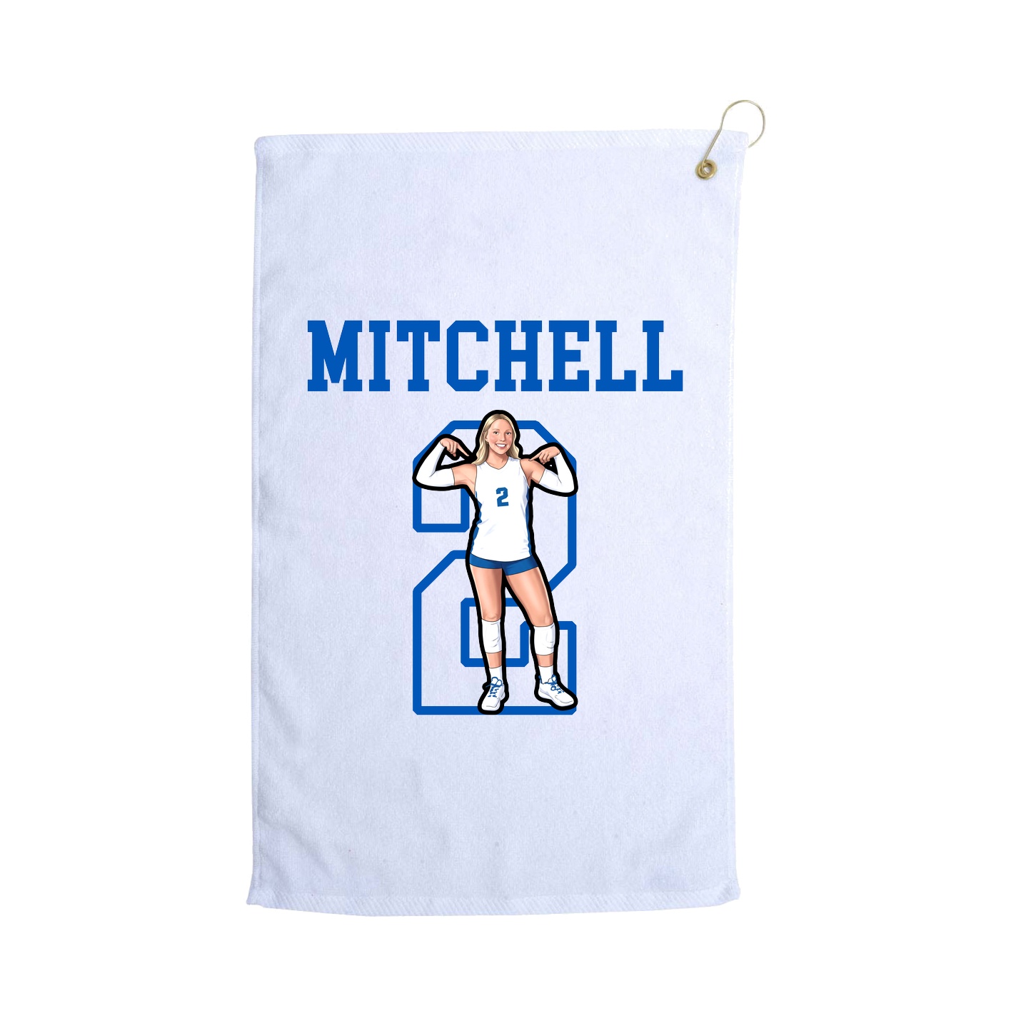 Golf Towel — Shirsey in White