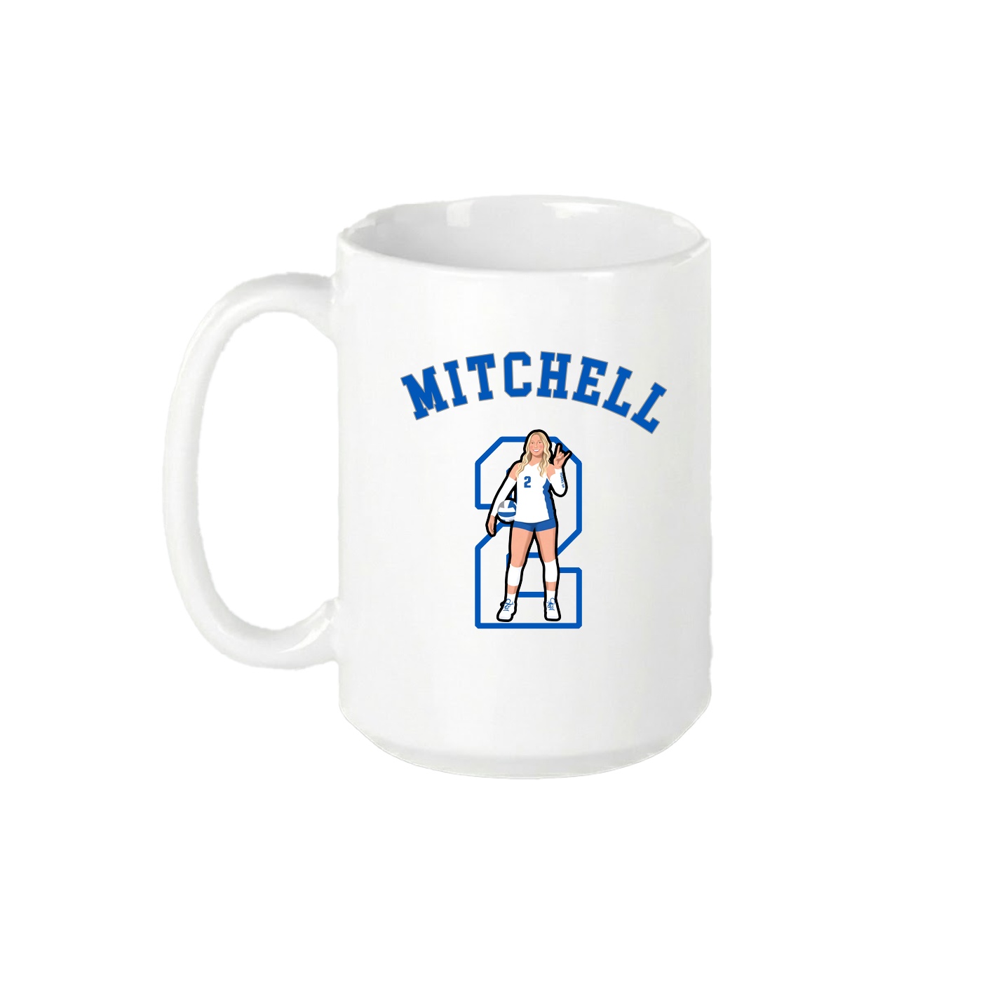 15oz Coffee Mug — Shirsey Arch in White