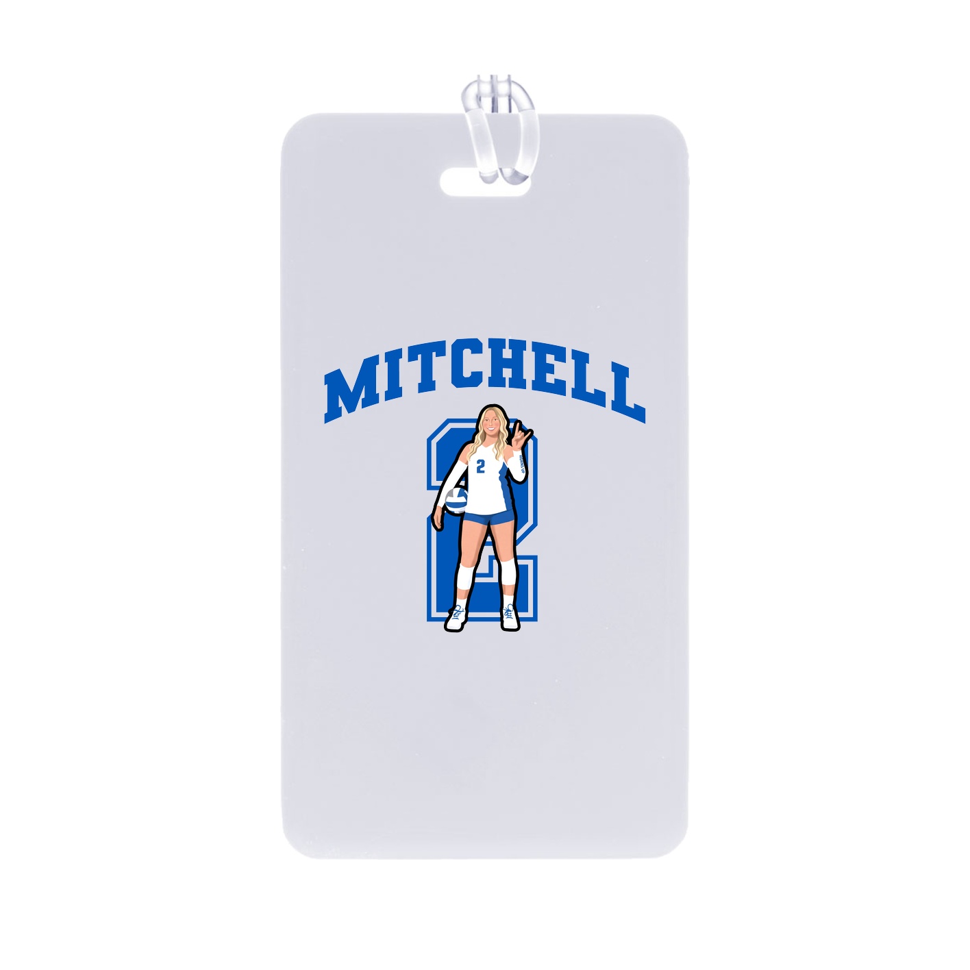 Bag Tag — Number in Classic