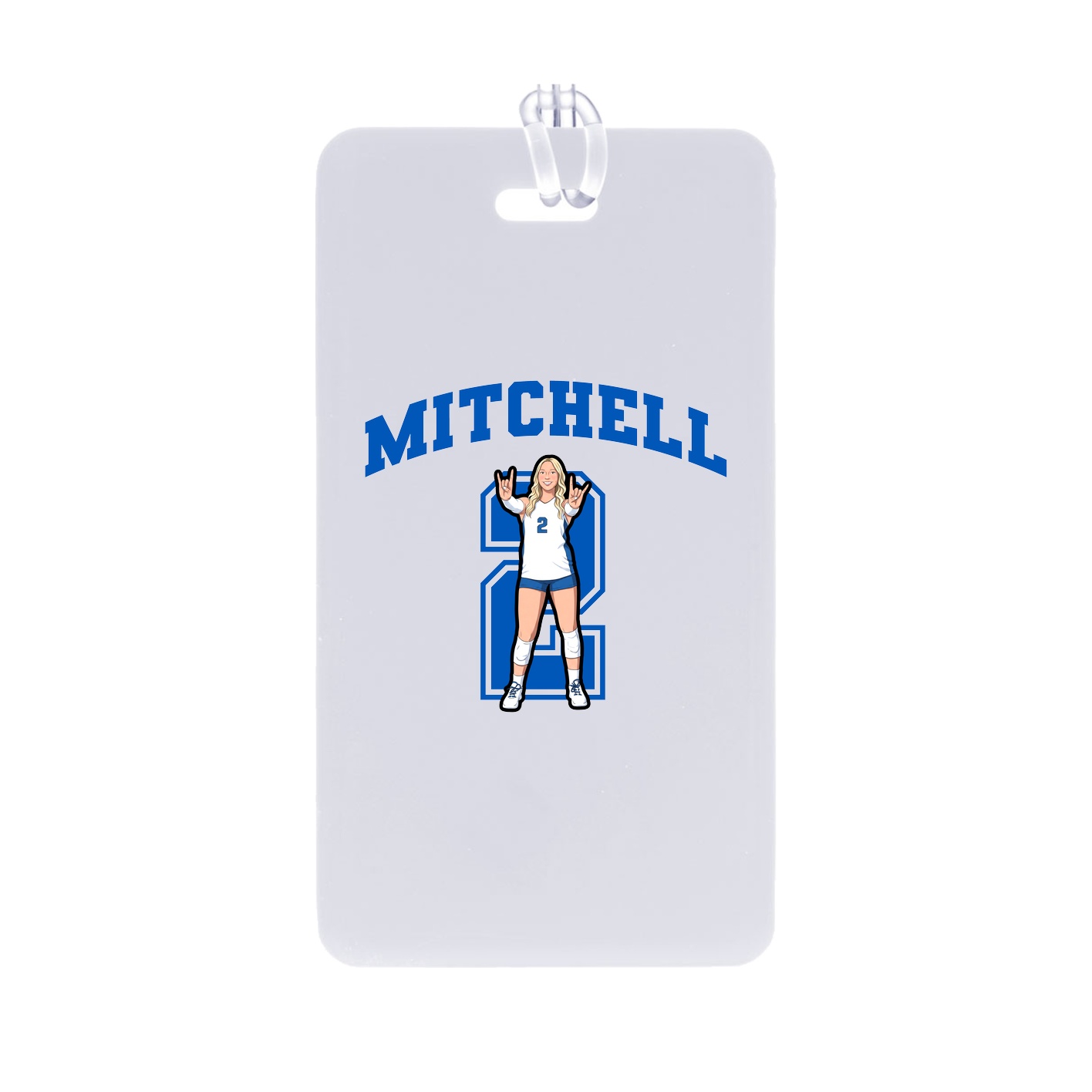 Bag Tag — Number in Classic