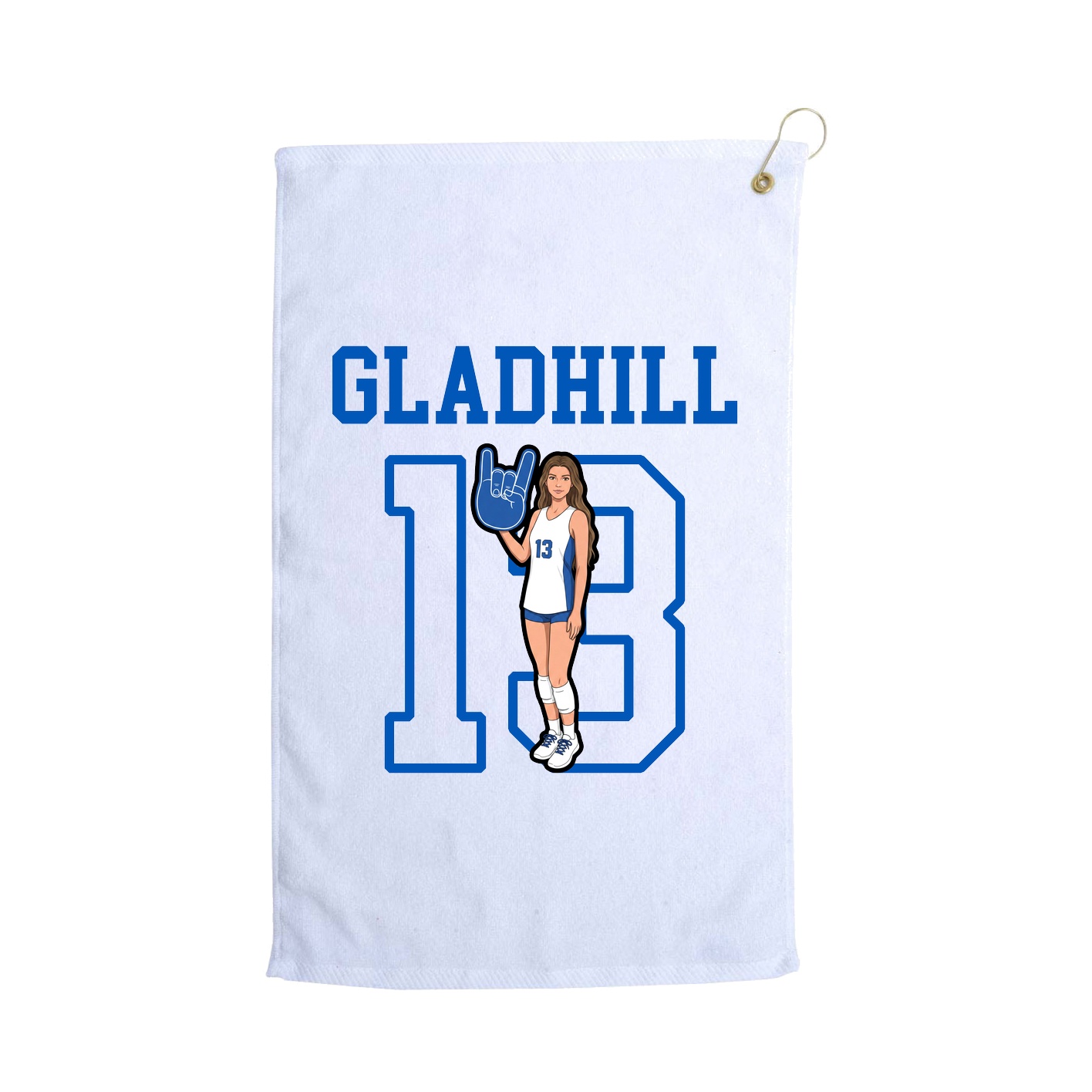 Golf Towel — Shirsey in White